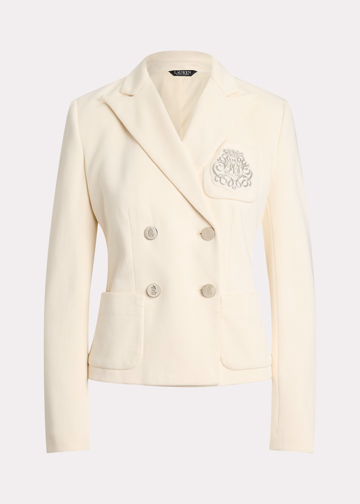 Zweireihiger Blazer aus Jacquard - RALPH LAUREN OUTLET