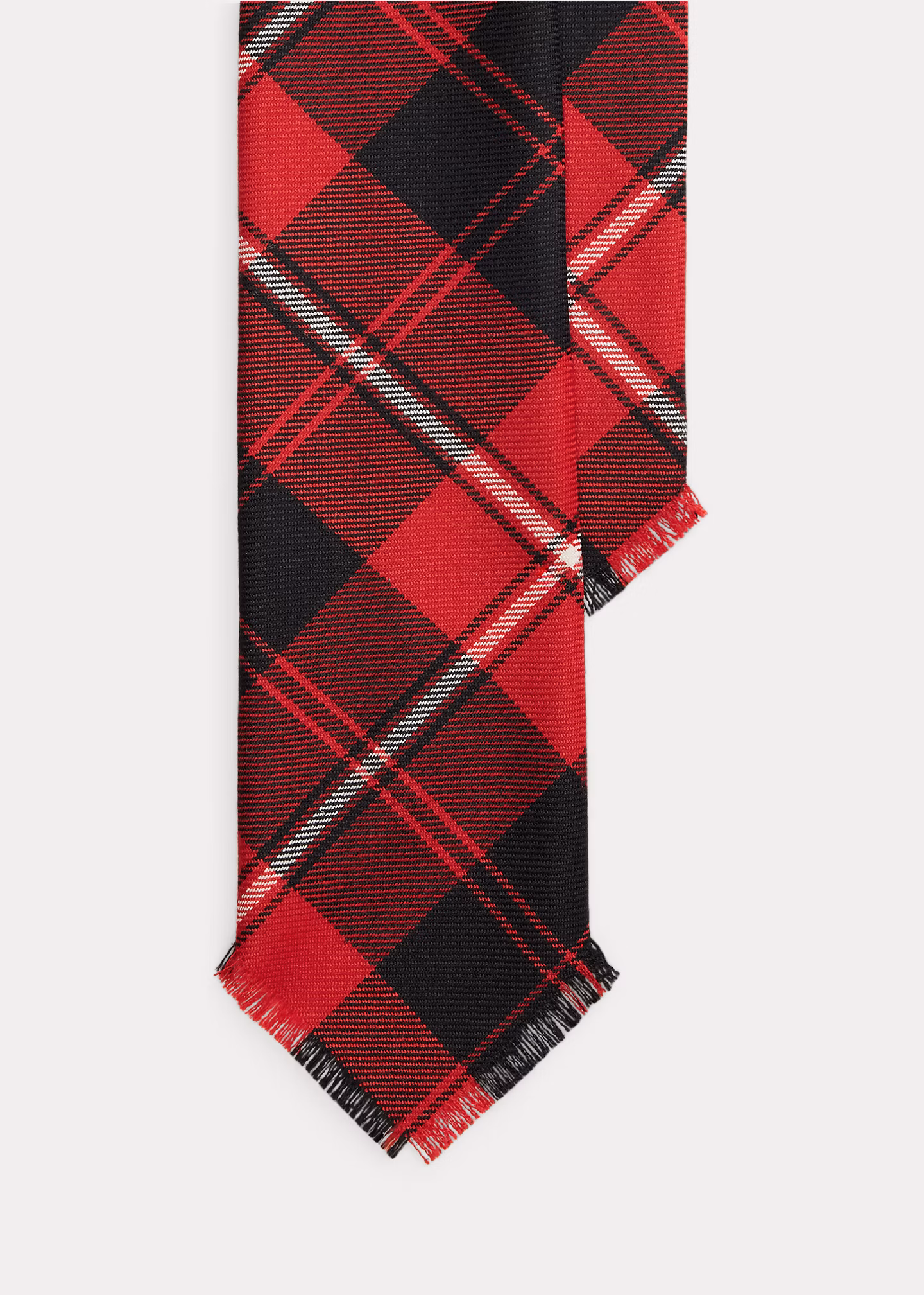 Tartan-Krawatte mit Fransen - RALPH LAUREN OUTLET
