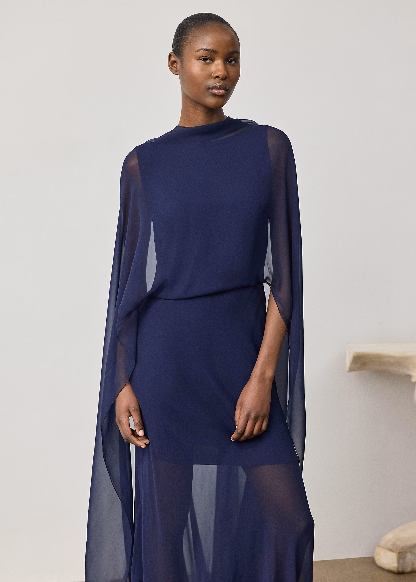 Abendkleid Dylon aus gewaschenem Chiffon - RALPH LAUREN OUTLET