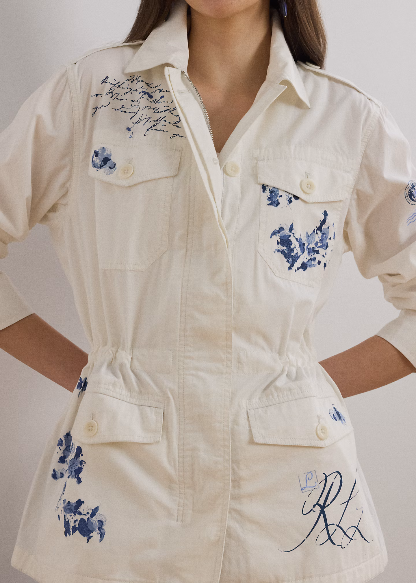 Federleichte Twill-Feldjacke mit Druck - RALPH LAUREN OUTLET