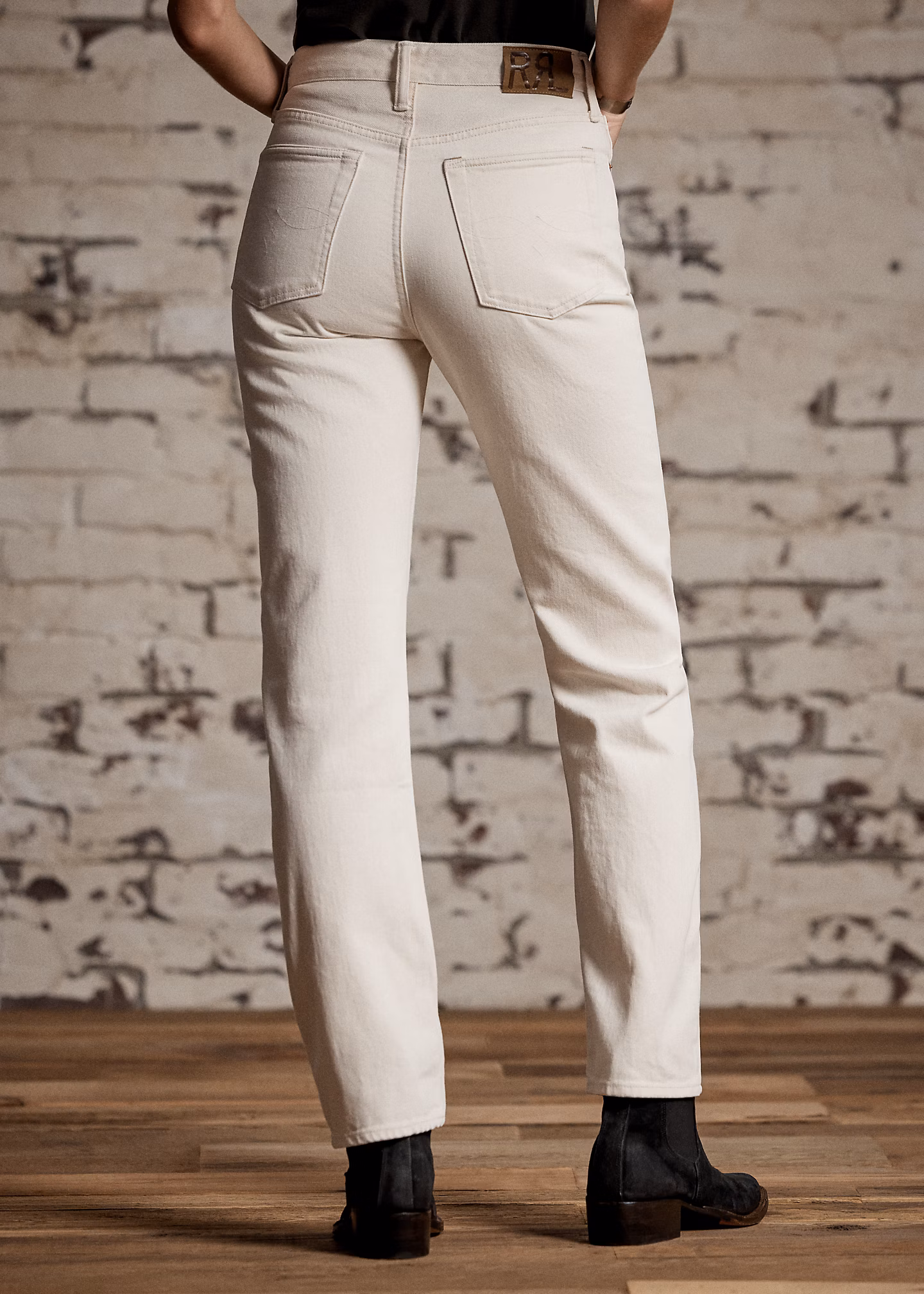 Straight-Fit Jeans aus Natur-Denim - RALPH LAUREN OUTLET