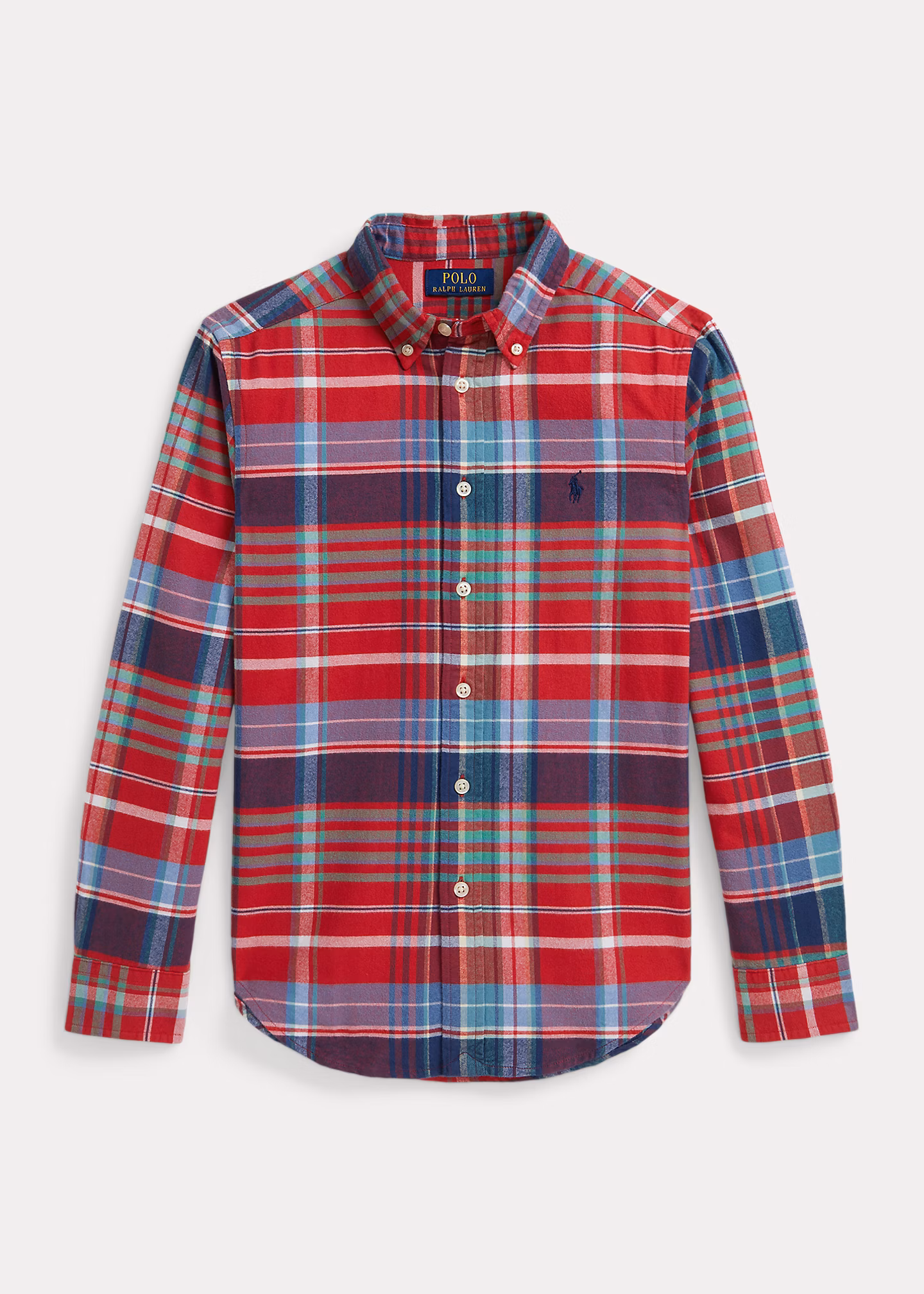 Kariertes Oxfordhemd aus Baumwolle - RALPH LAUREN OUTLET