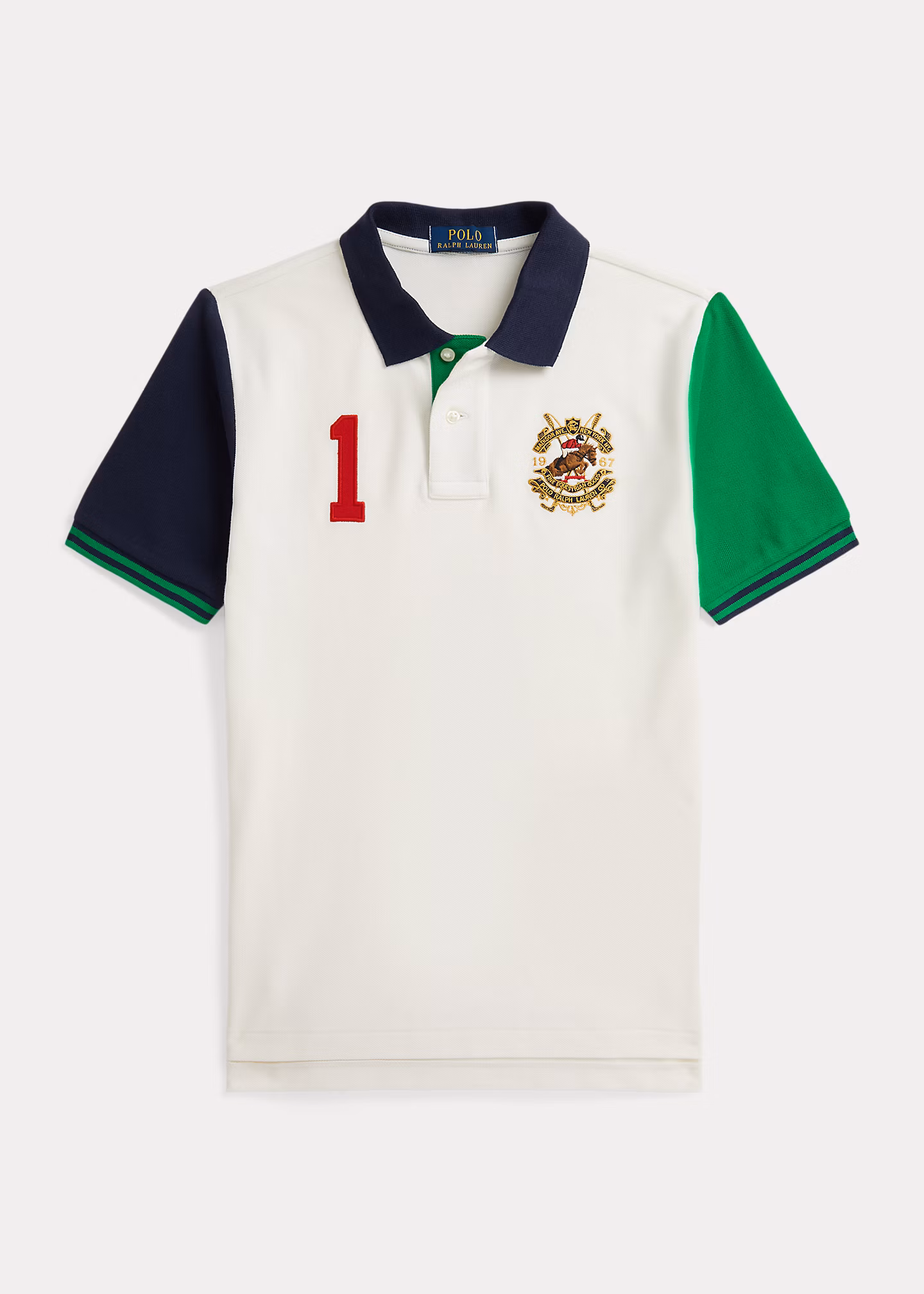 Piqué-Poloshirt mit Color-Block-Optik - RALPH LAUREN OUTLET