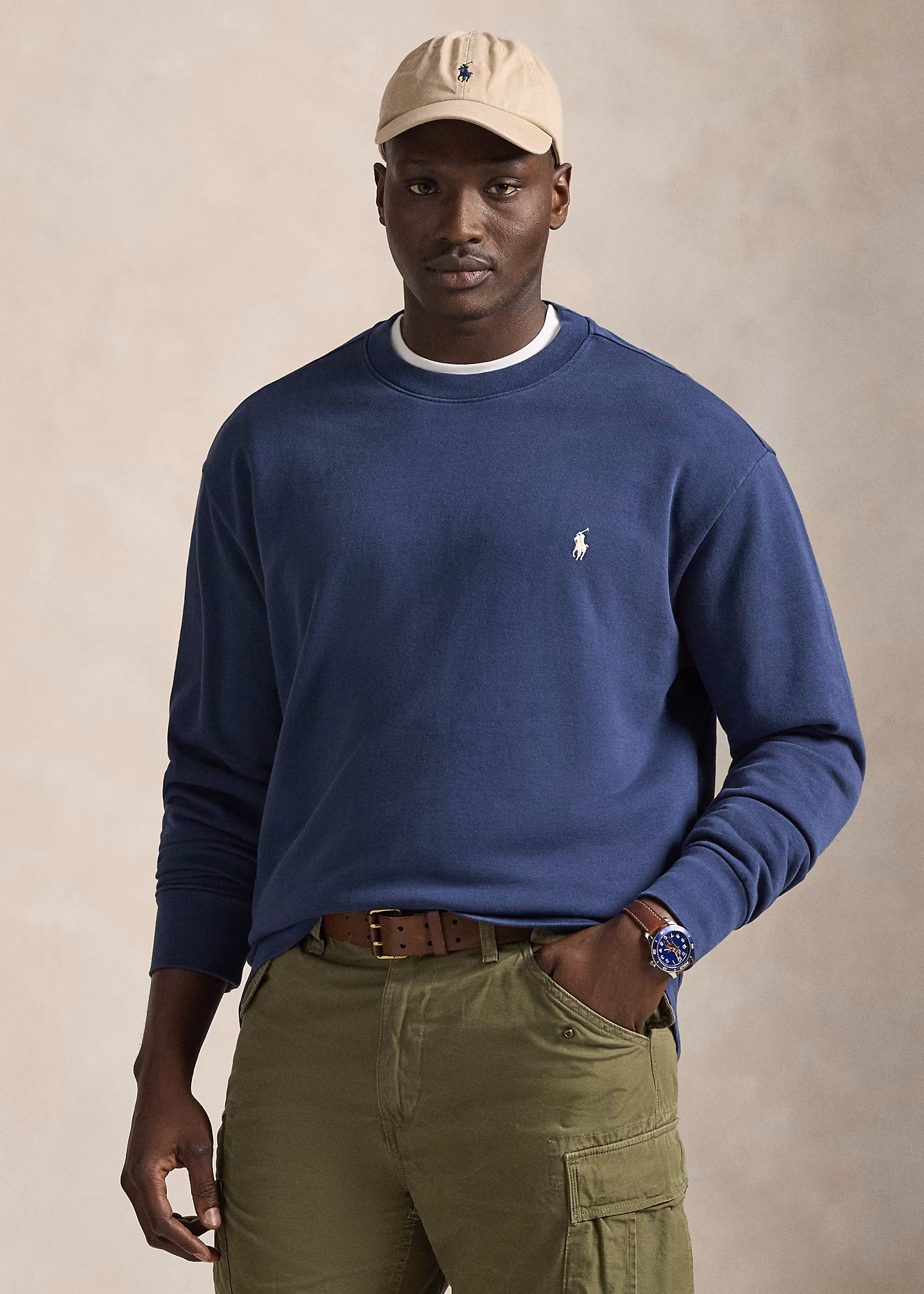 Sweatshirt aus Loopback-Fleece - RALPH LAUREN OUTLET