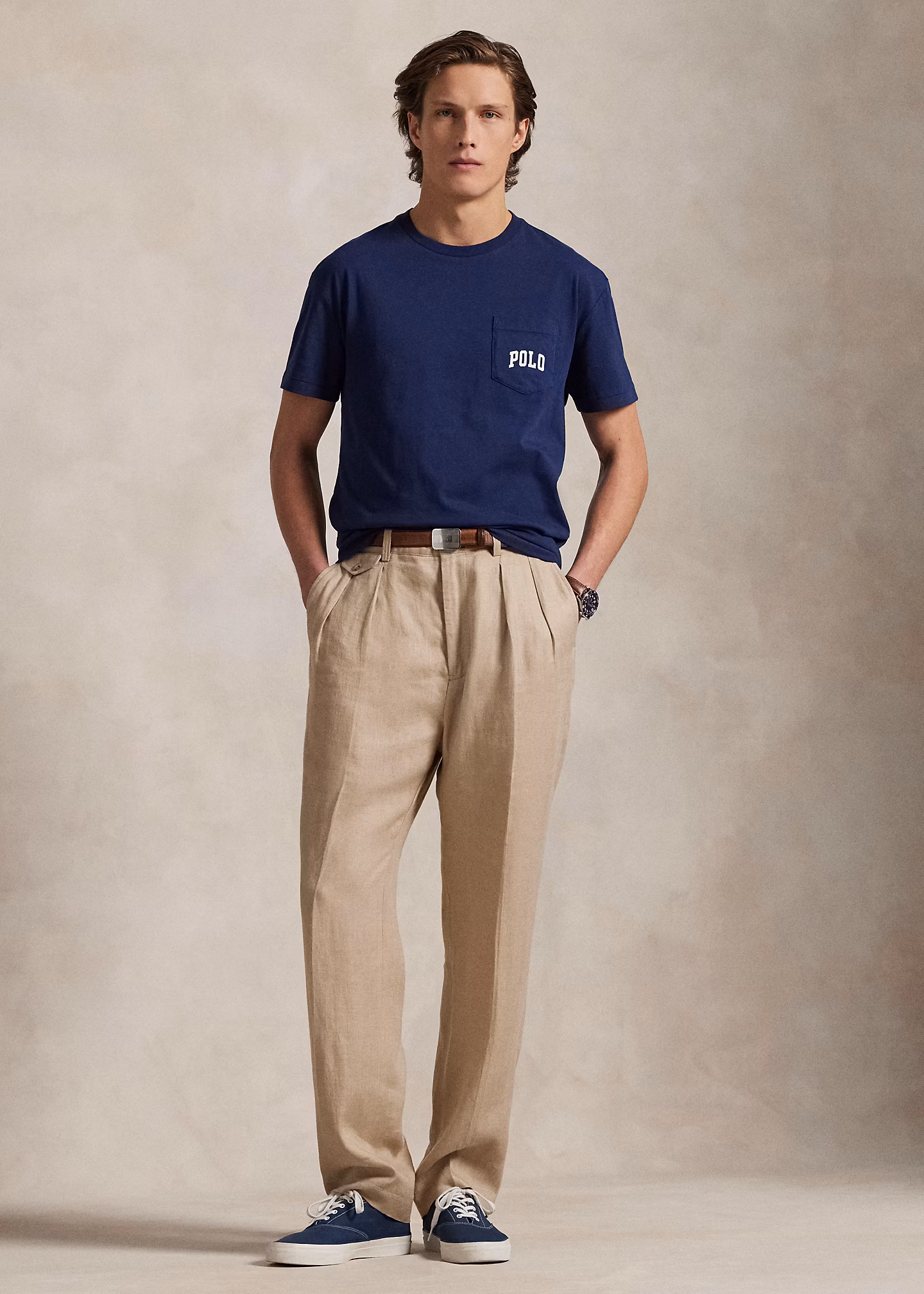 Custom-Slim Jersey-T-Shirt mit Polo Bear - RALPH LAUREN OUTLET