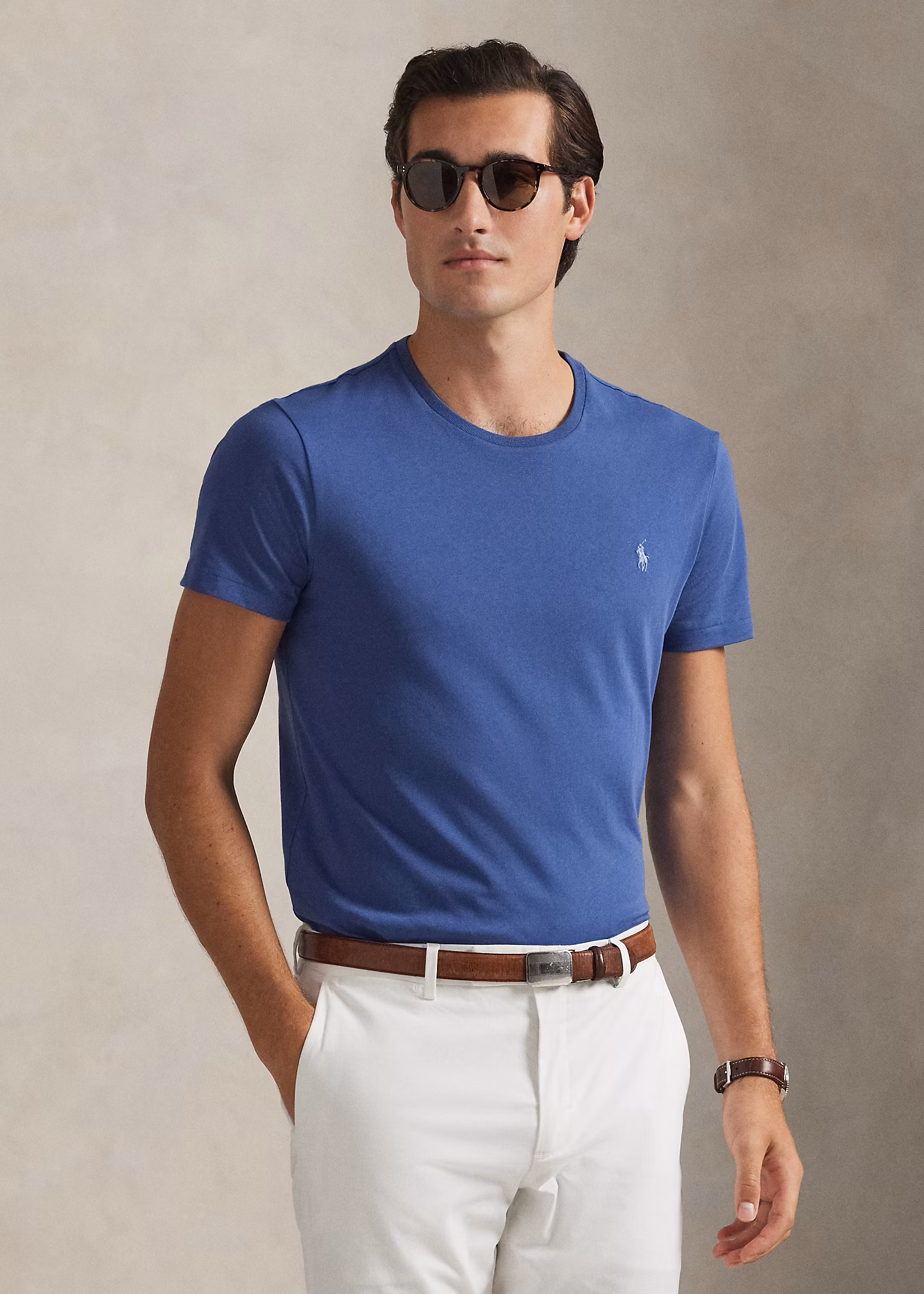Custom-Slim-Fit Jersey-T-Shirt - RALPH LAUREN OUTLET