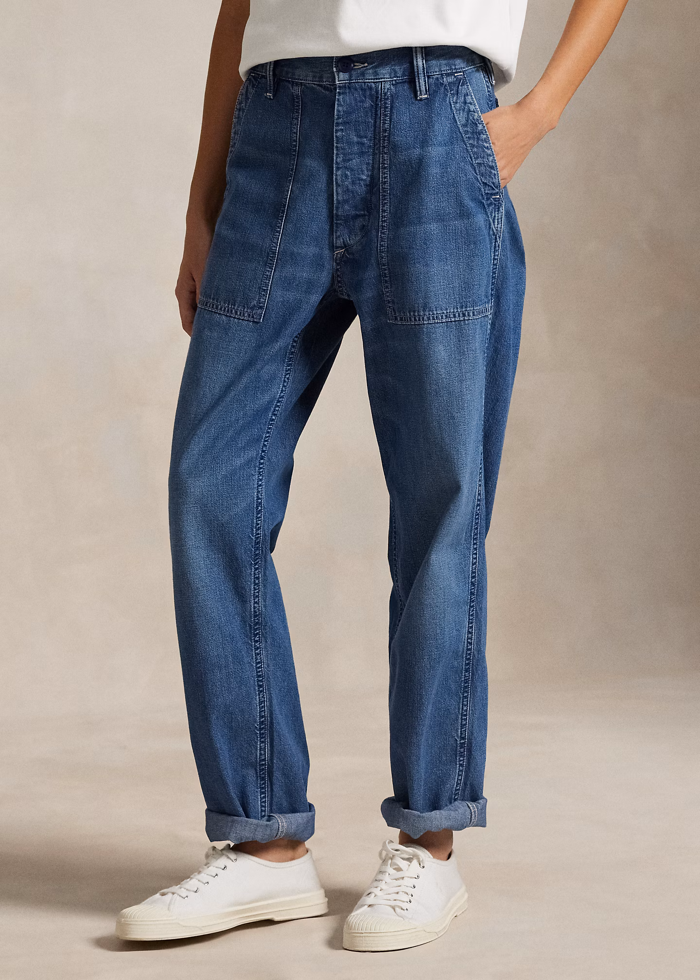 Die Hose Ricky aus Denim - RALPH LAUREN OUTLET