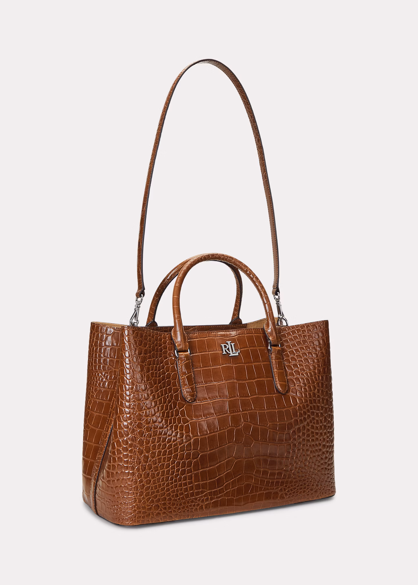 Umhängetasche Marcy aus geprägtem Leder - RALPH LAUREN OUTLET