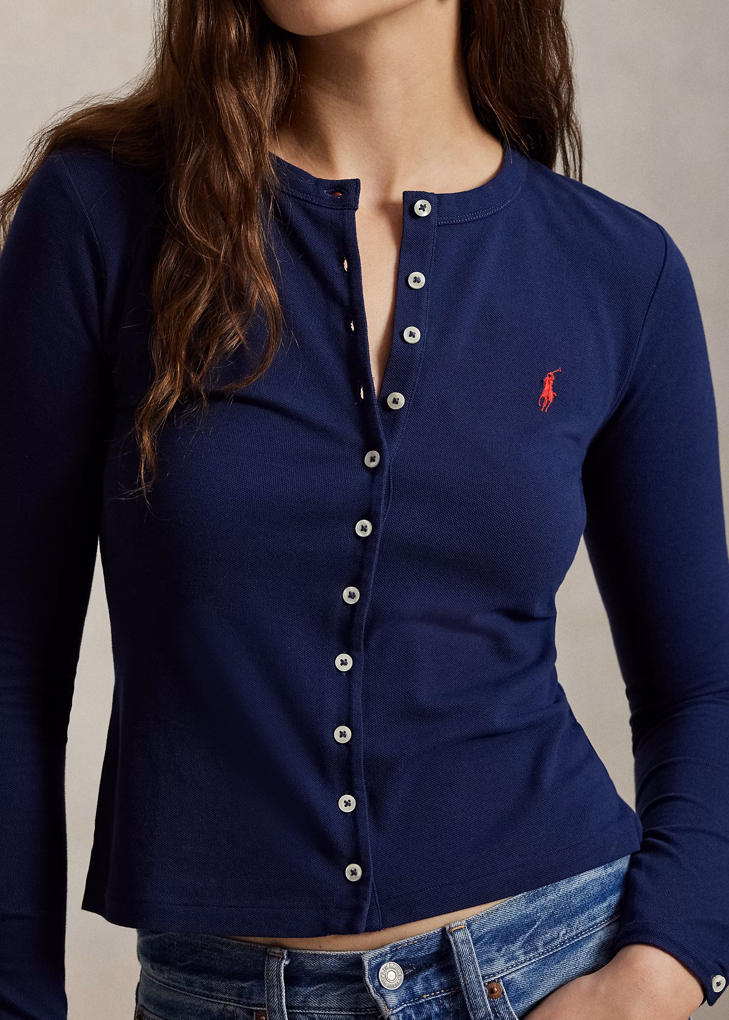 Strickjacke aus French-Terry - RALPH LAUREN OUTLET