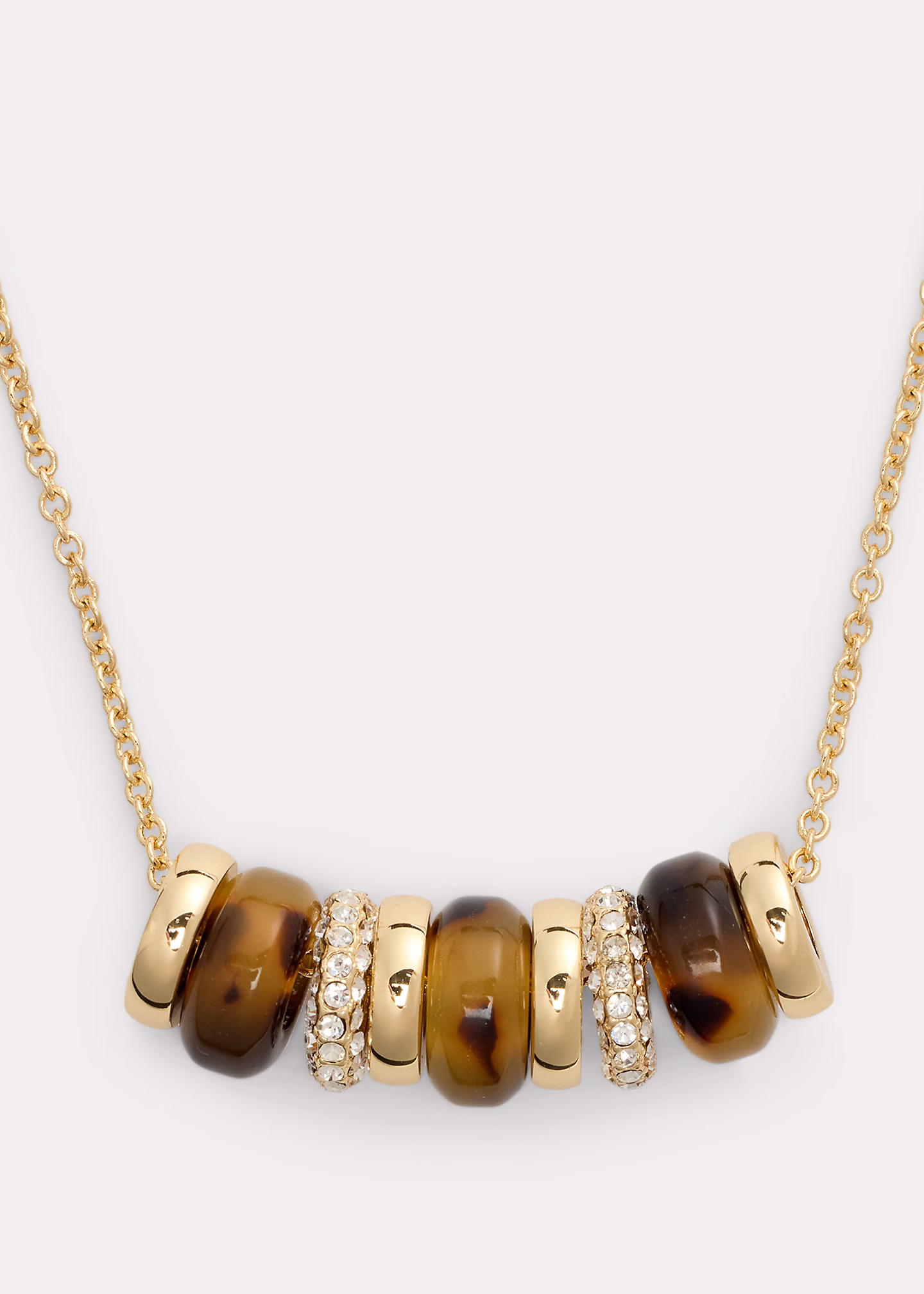 Vergoldete Halskette mit Pavé-Perlen - RALPH LAUREN OUTLET