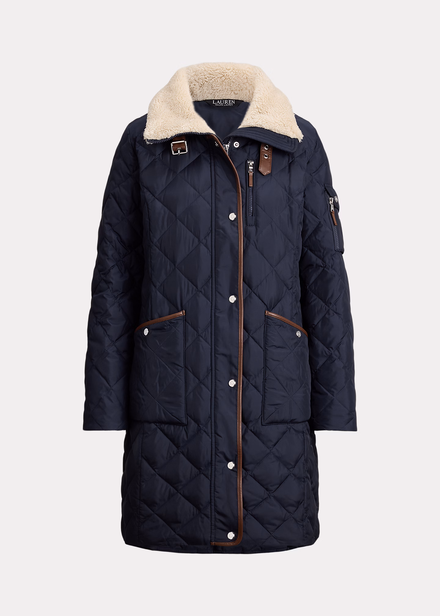 Daunenmantel mit Rautensteppung - RALPH LAUREN OUTLET