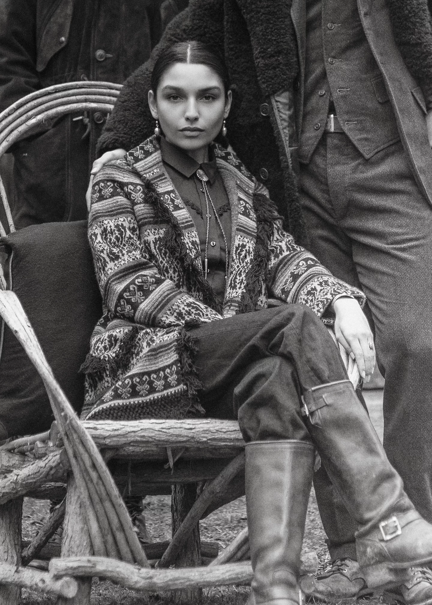 Duster-Strickjacke aus Jacquard - RALPH LAUREN OUTLET