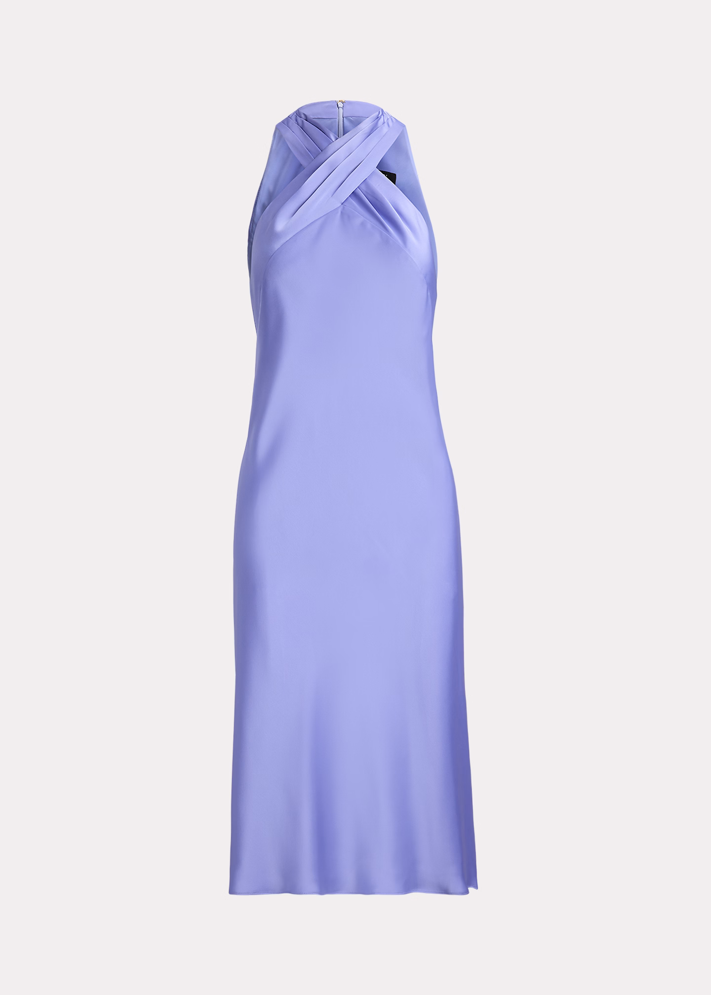 Neckholder-Kleid aus Satin-Charmeuse - RALPH LAUREN OUTLET