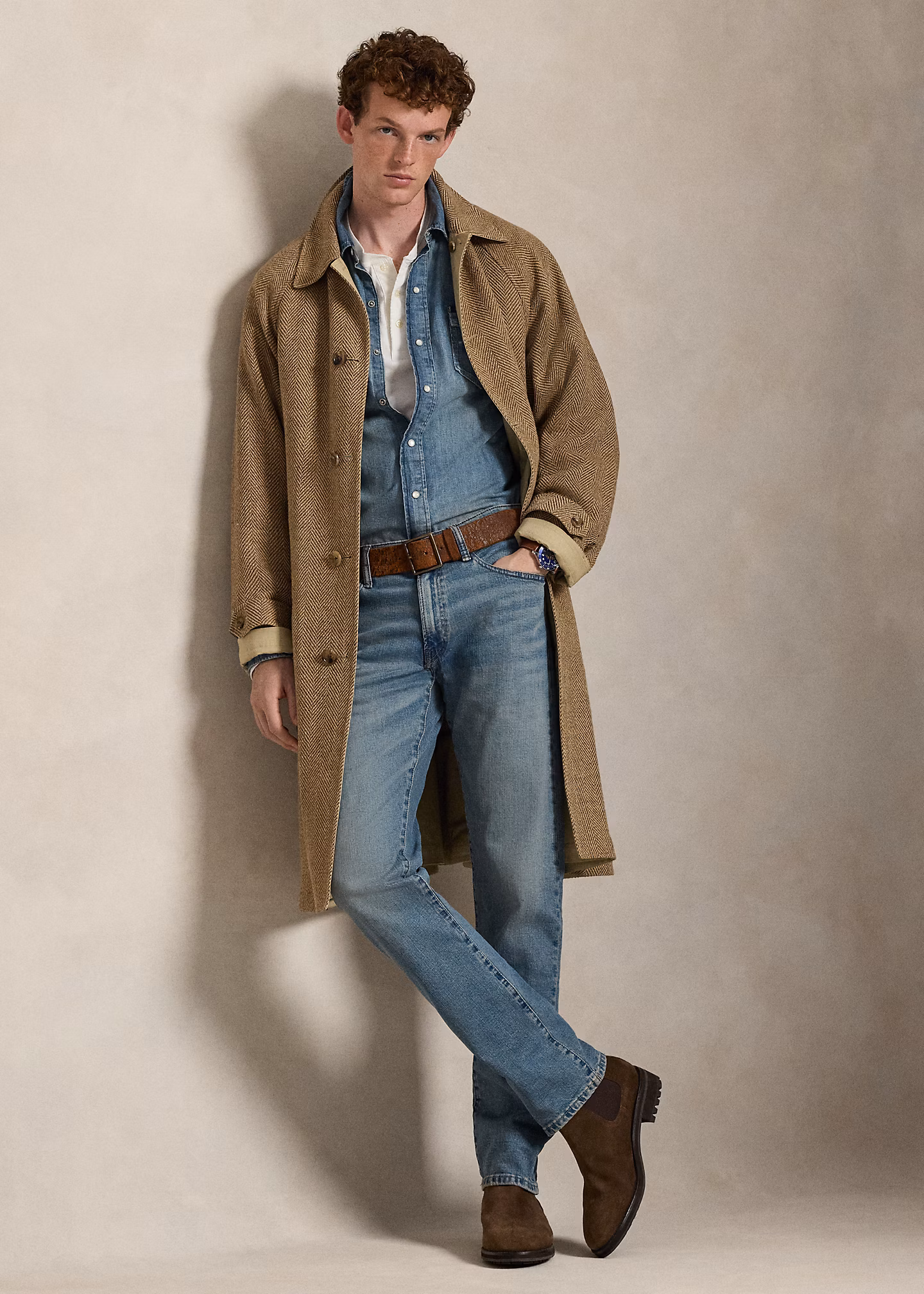Westernhemd aus Flammgarn-Denim - RALPH LAUREN OUTLET