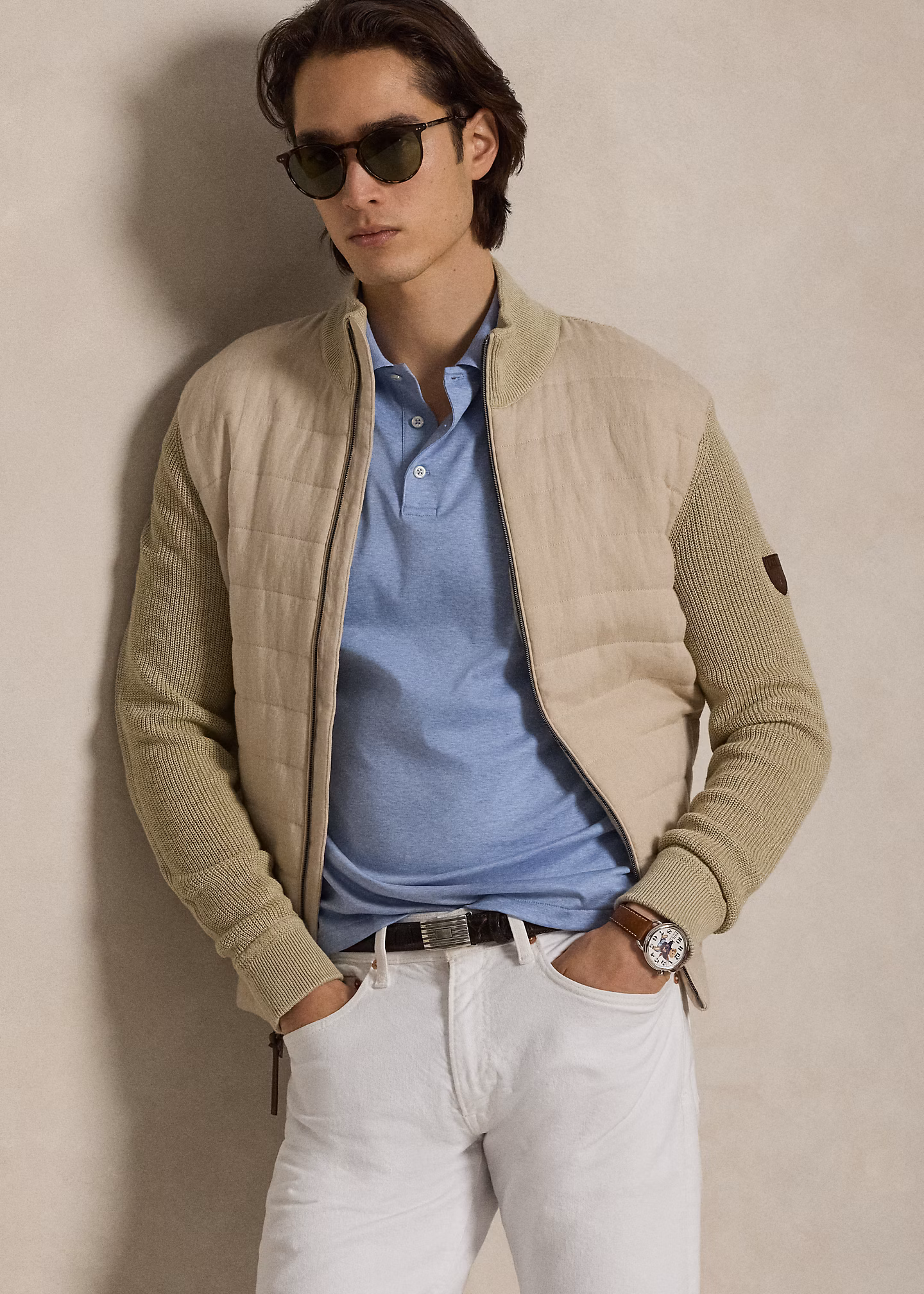 Custom-Slim-Fit Baumwoll-Poloshirt - RALPH LAUREN OUTLET