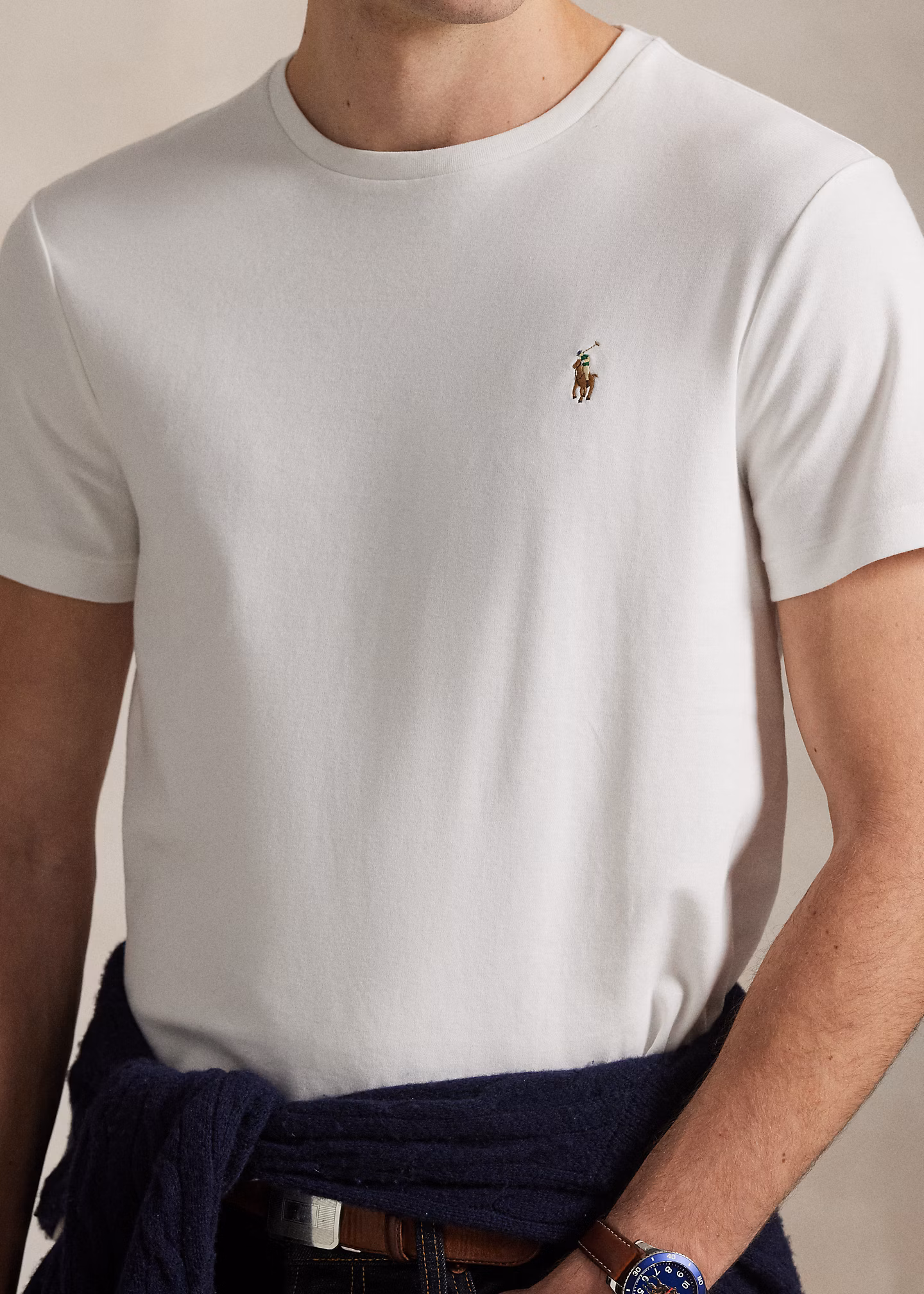 Weiches Custom-Slim-Fit T-Shirt - RALPH LAUREN OUTLET