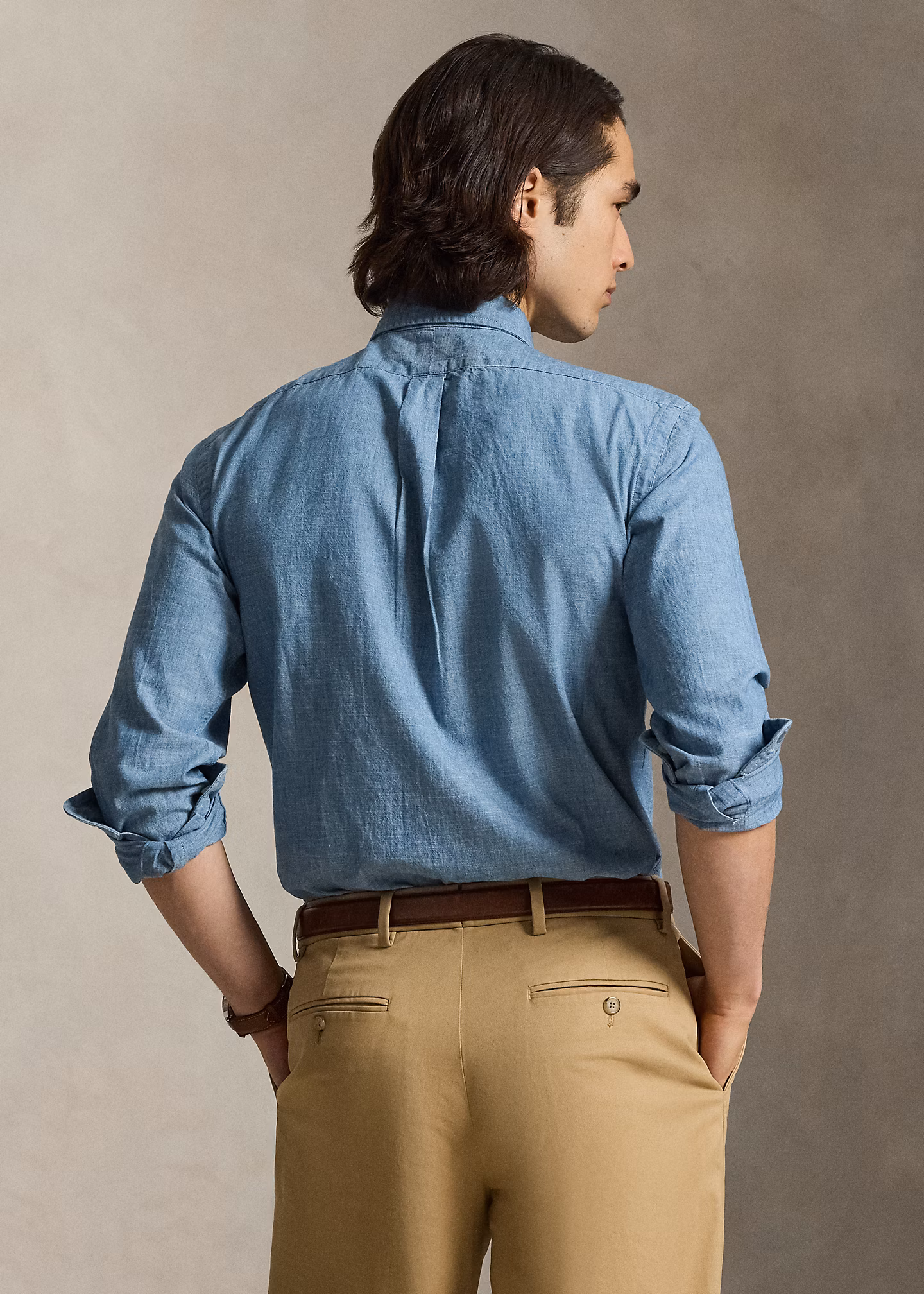 Figurbetontes Chambray-Hemd - RALPH LAUREN OUTLET