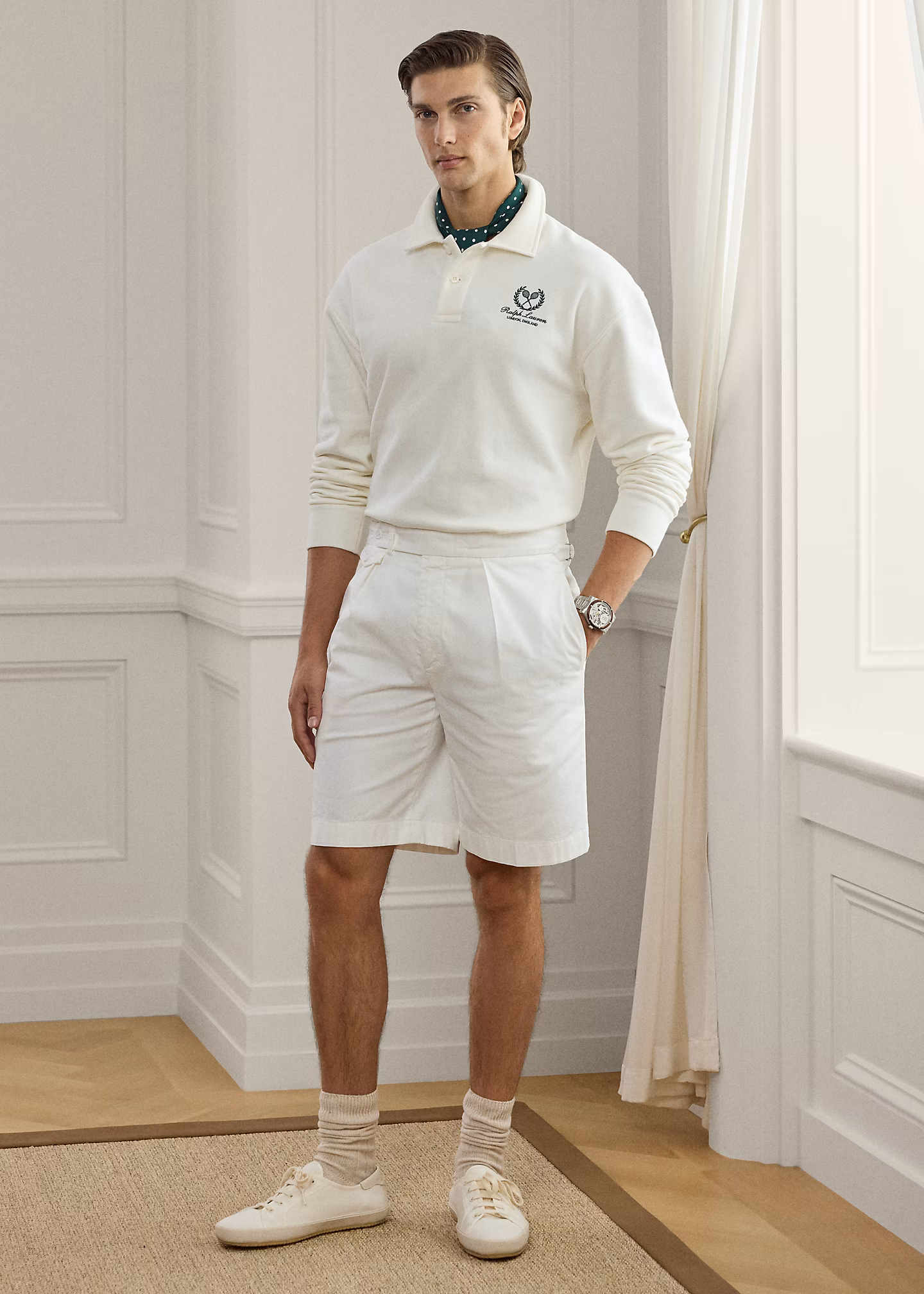 Handgeschneiderte Stretch-Chinoshorts - RALPH LAUREN OUTLET