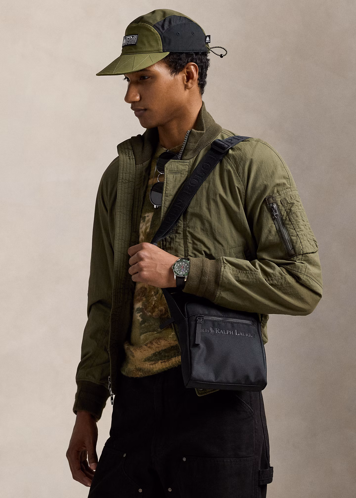 Umhängetasche mit Ton-in-Ton-Logo - RALPH LAUREN OUTLET