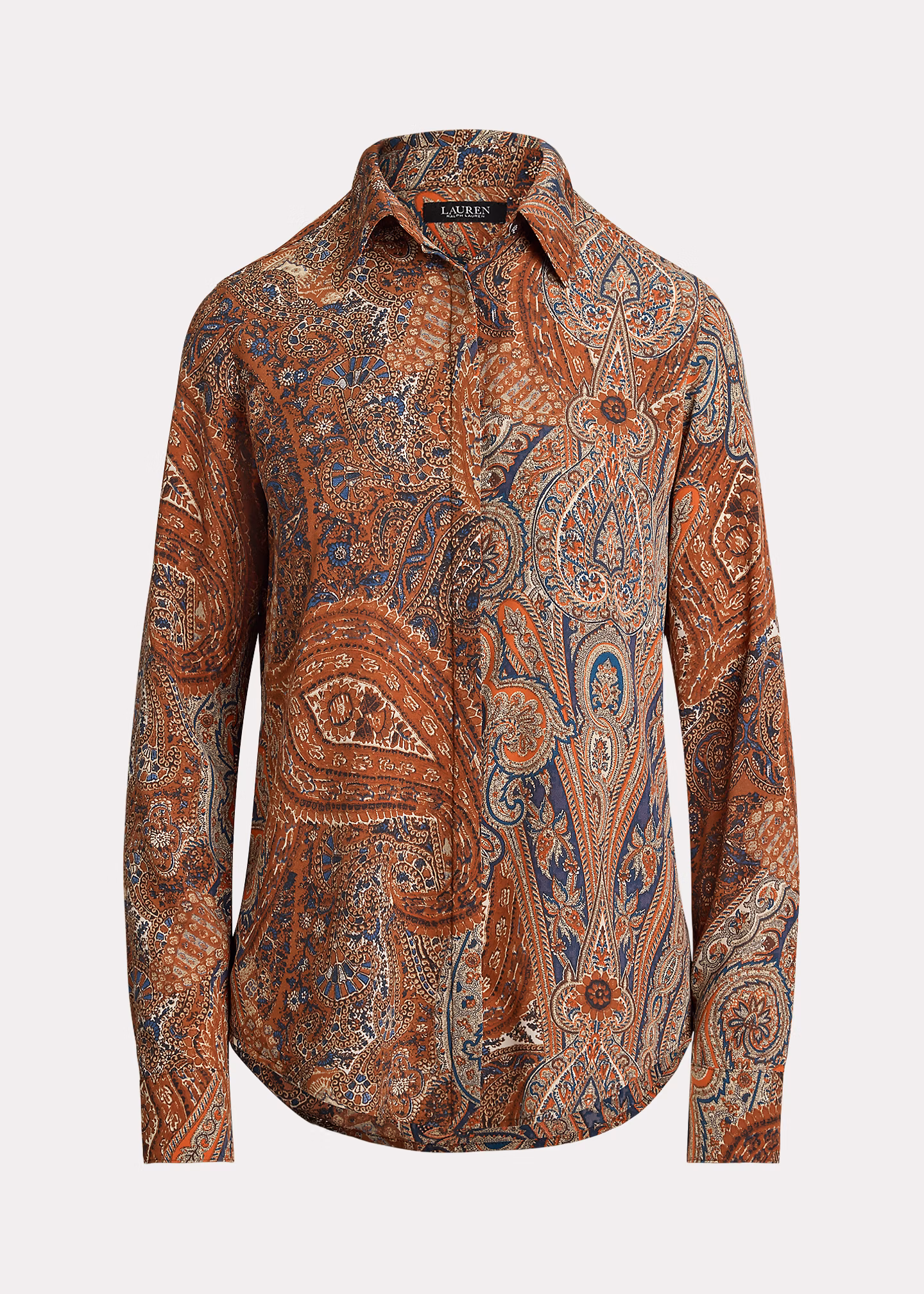 Classic-Fit Crêpe-Hemd mit Paisley-Motiv - RALPH LAUREN OUTLET