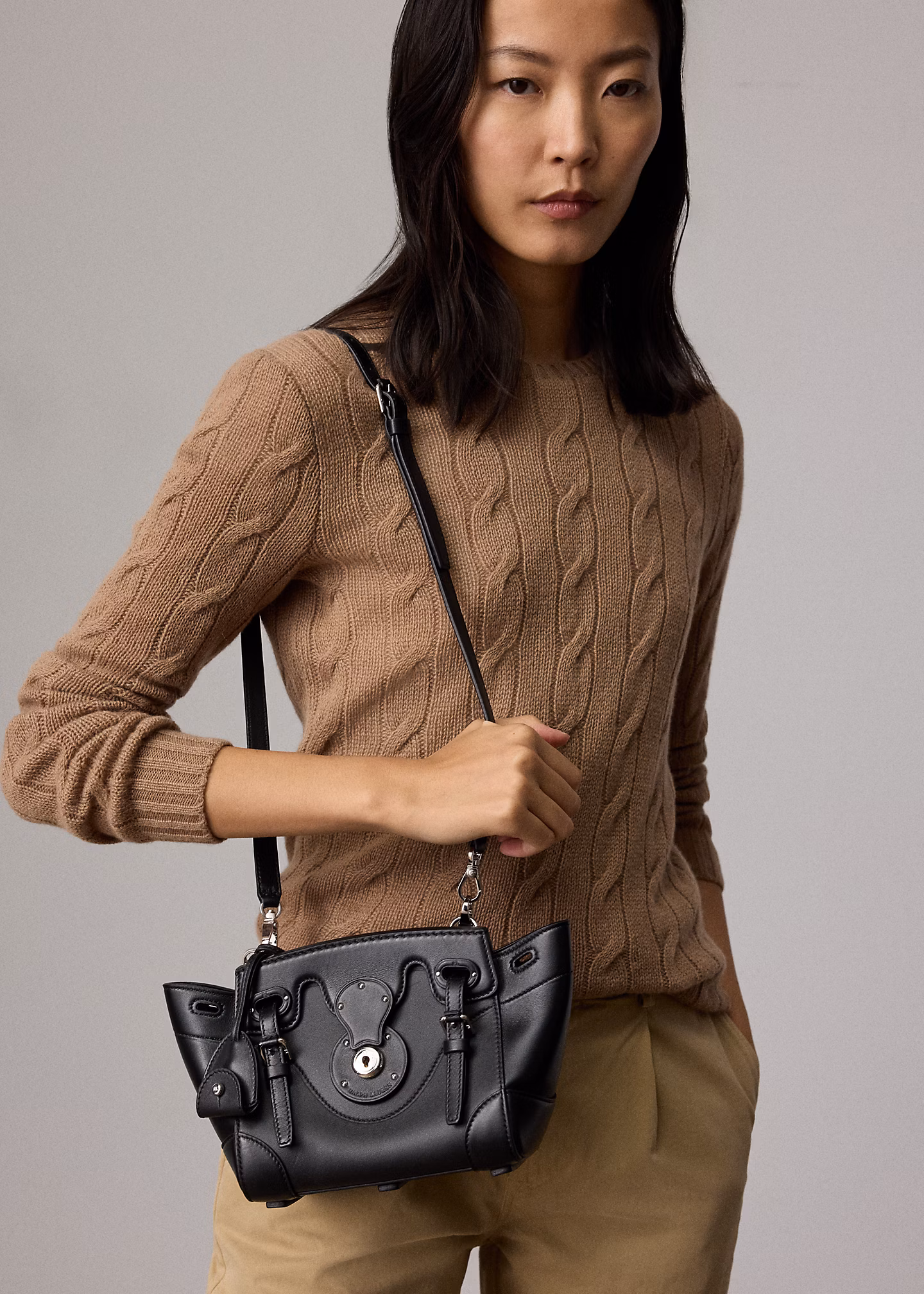 Tasche Soft Ricky 18 aus Kalbsleder - RALPH LAUREN OUTLET