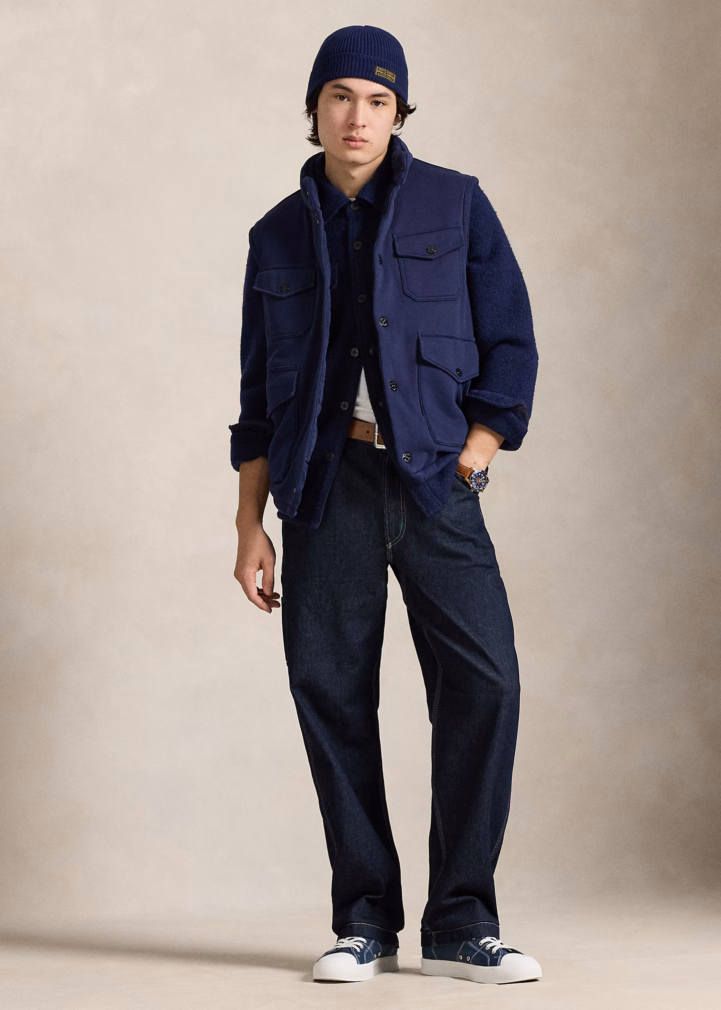 Utility-Weste aus Loopback-Fleece - RALPH LAUREN OUTLET