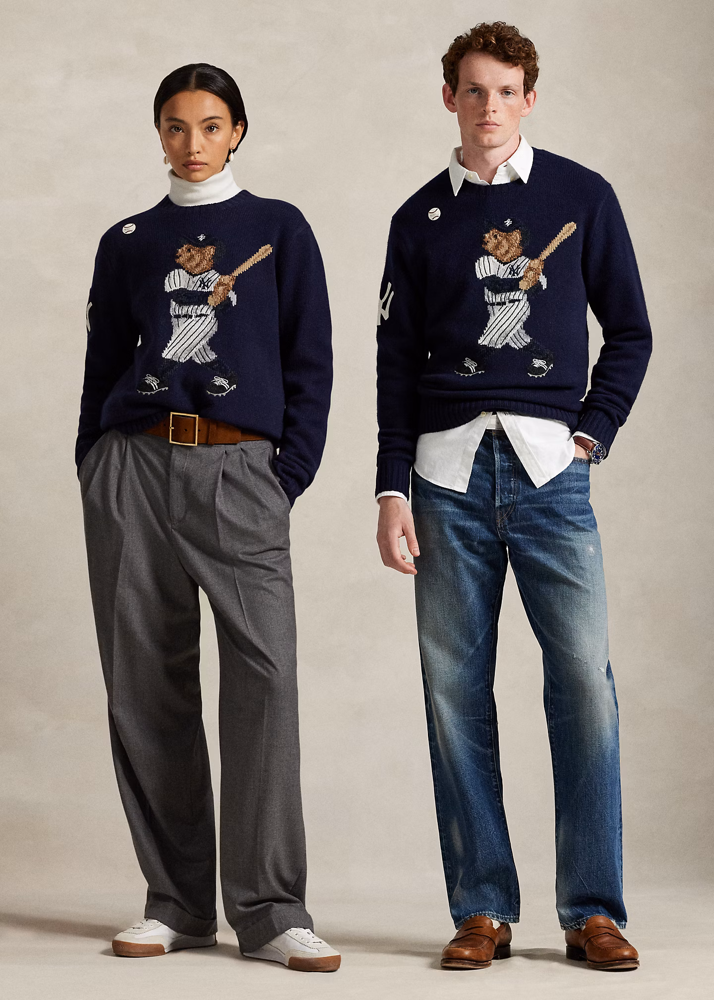 Pullover Polo Ralph Lauren Yankees Bear - RALPH LAUREN OUTLET