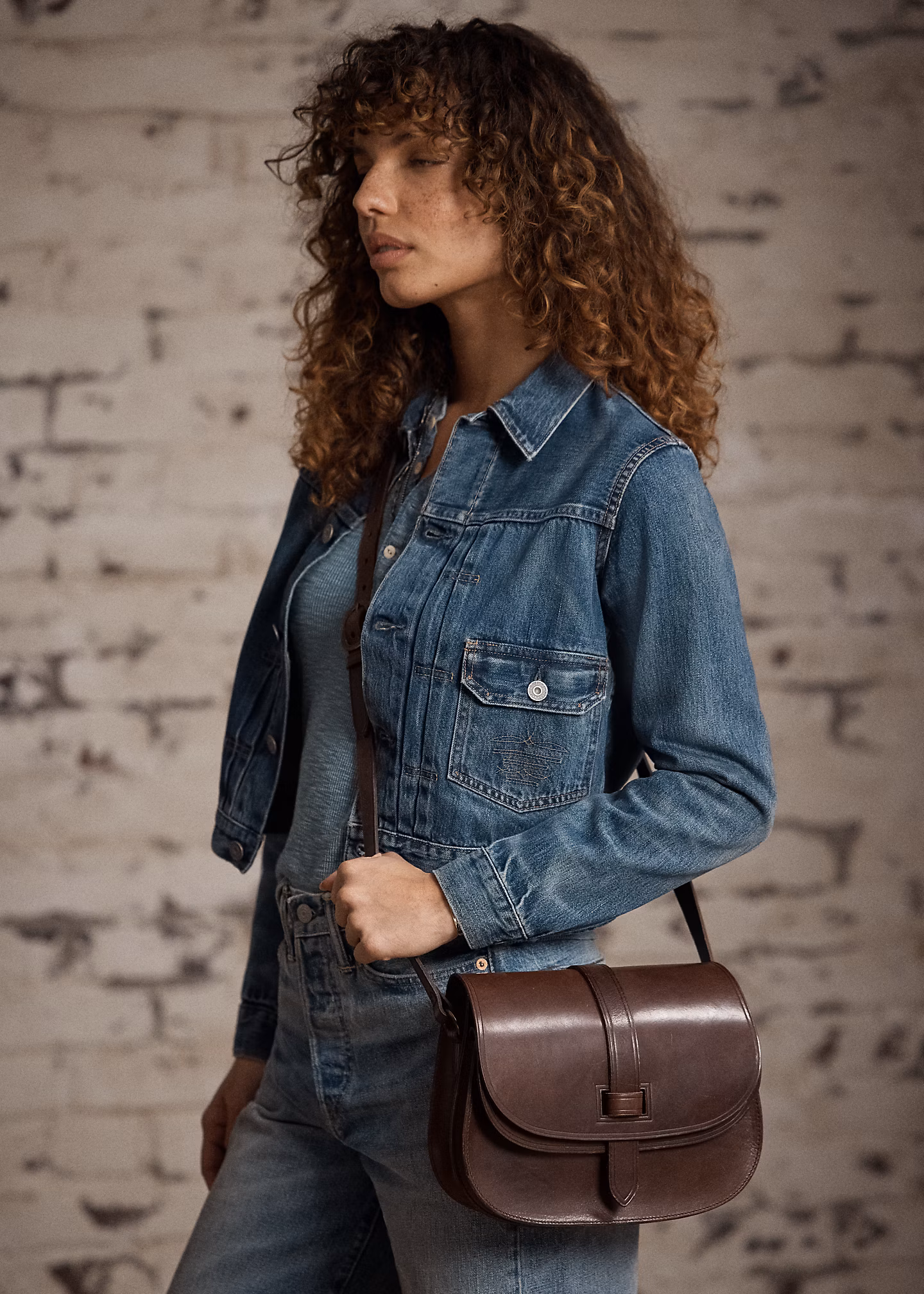 Umhängetasche aus Leder - RALPH LAUREN OUTLET