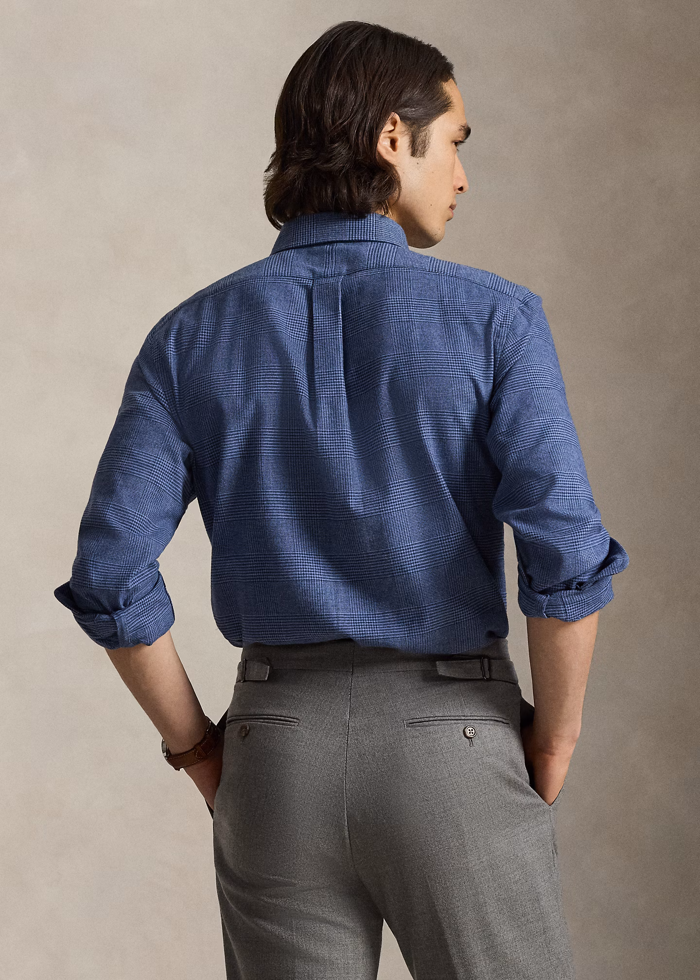 Custom-Fit Karo-Funktionshemd aus Twill - RALPH LAUREN OUTLET