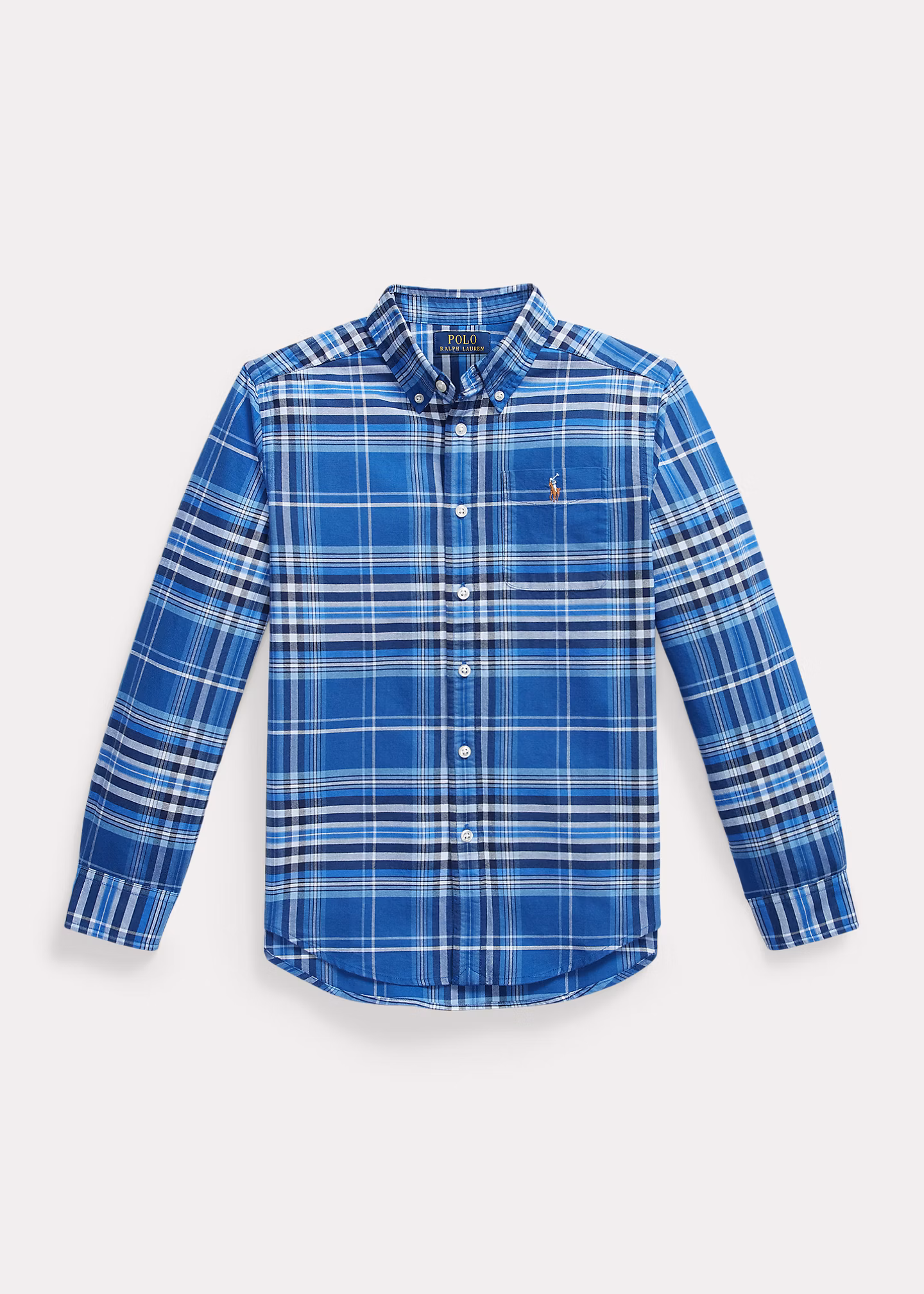 Kariertes Hemd aus Baumwolloxford - RALPH LAUREN OUTLET