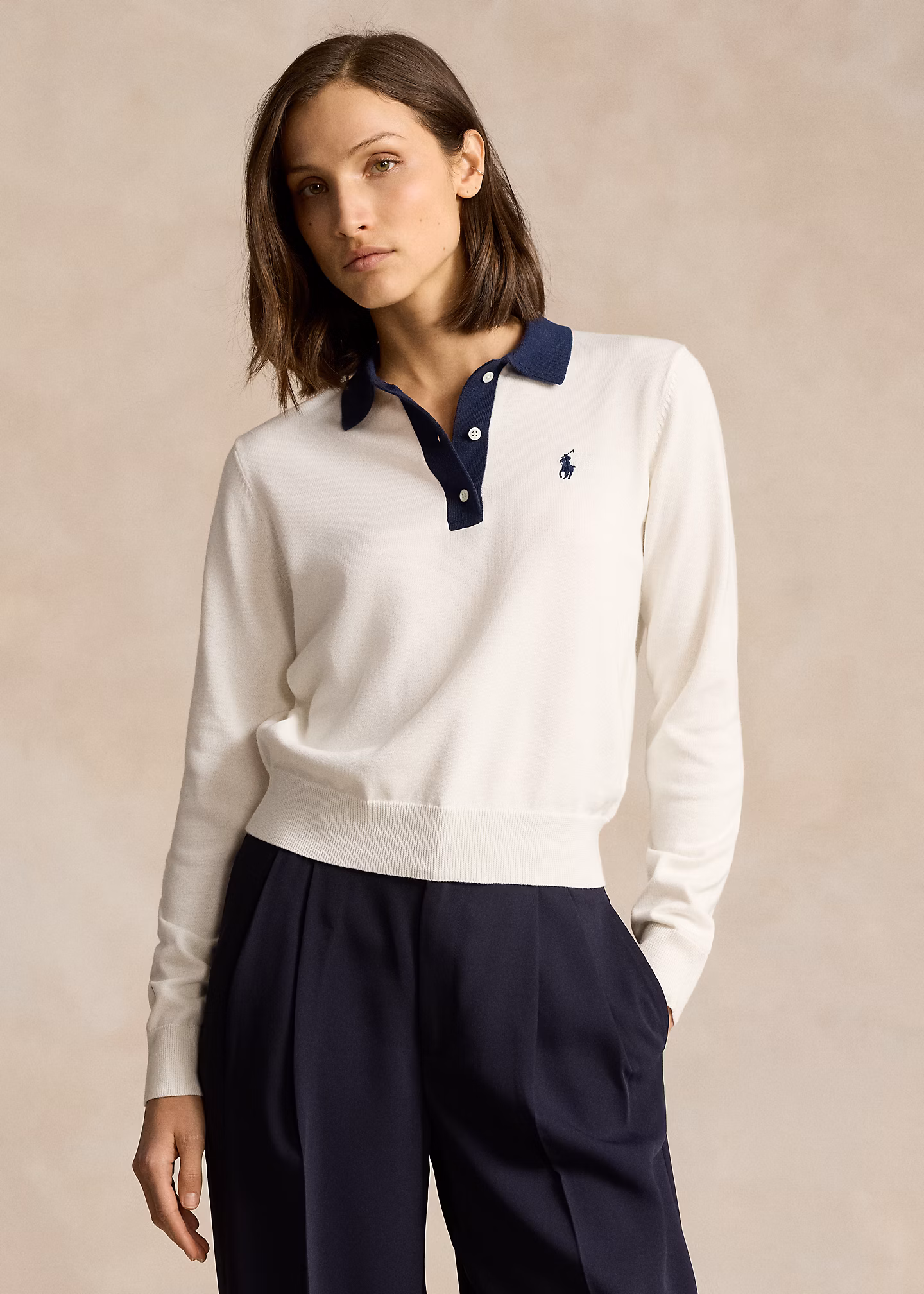 Performance-Pullover mit Polokragen - RALPH LAUREN OUTLET