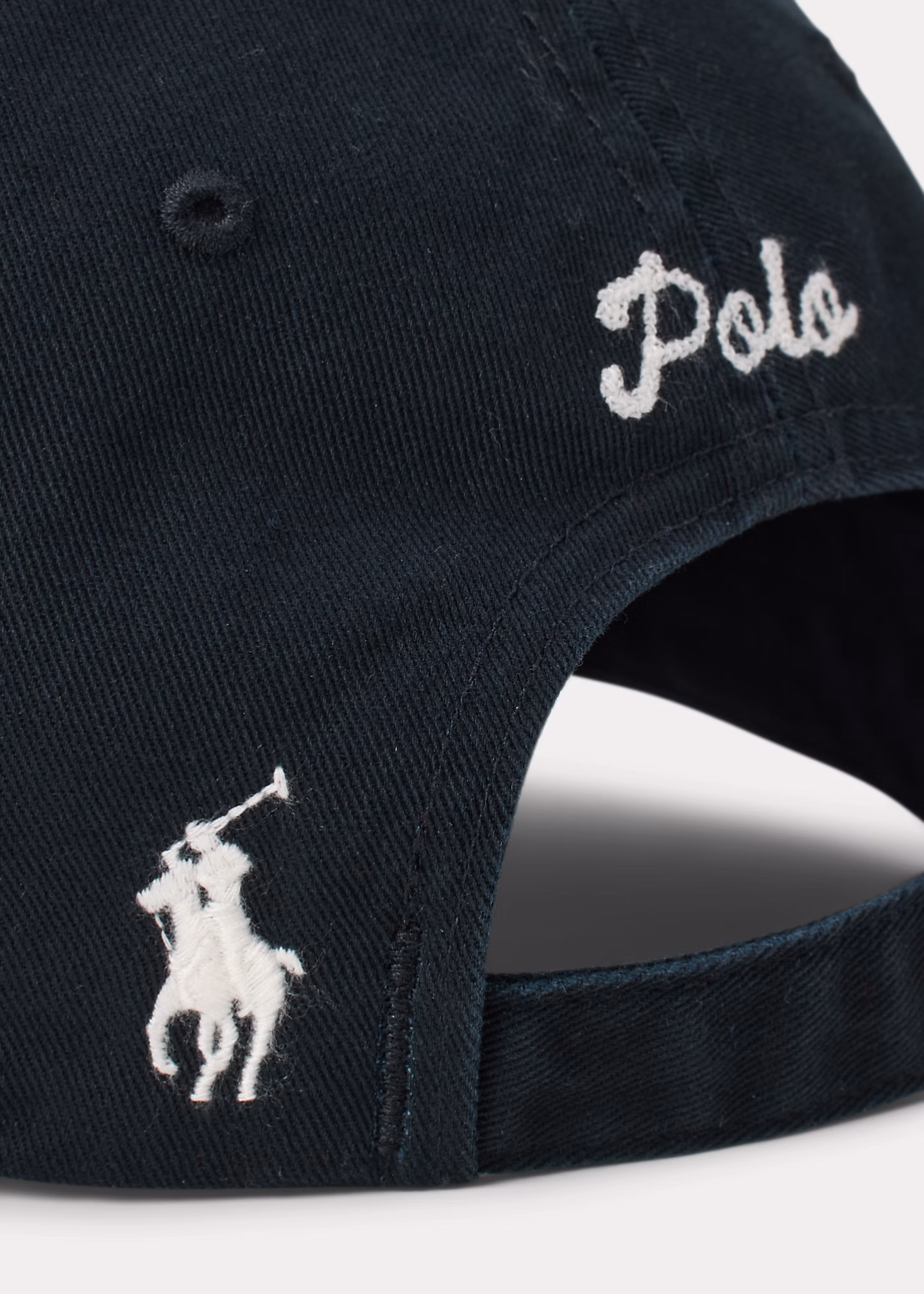 Twill-Baseballkappe mit gesticktem Hund - RALPH LAUREN OUTLET