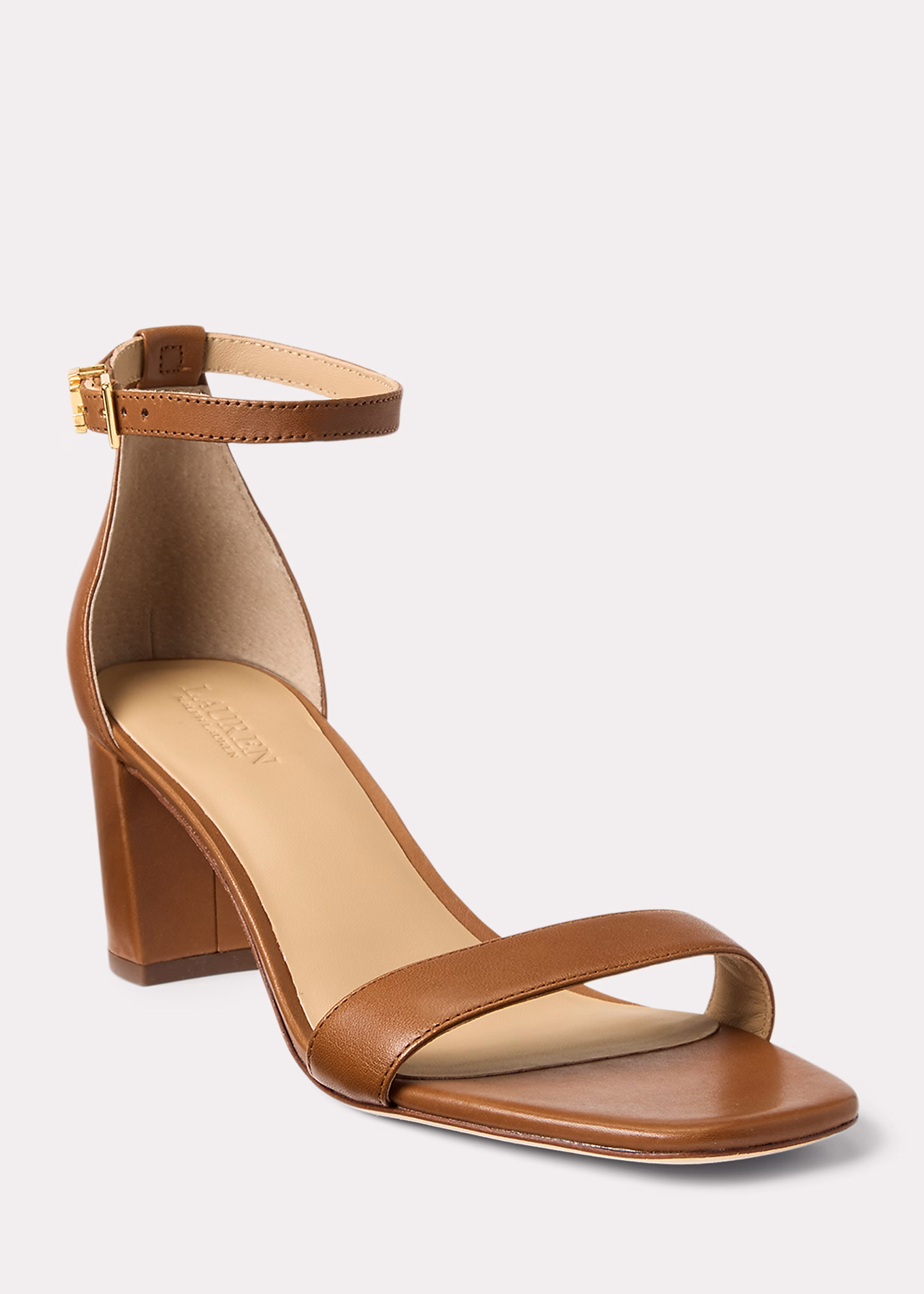 Sandale Logan aus poliertem Leder - RALPH LAUREN OUTLET