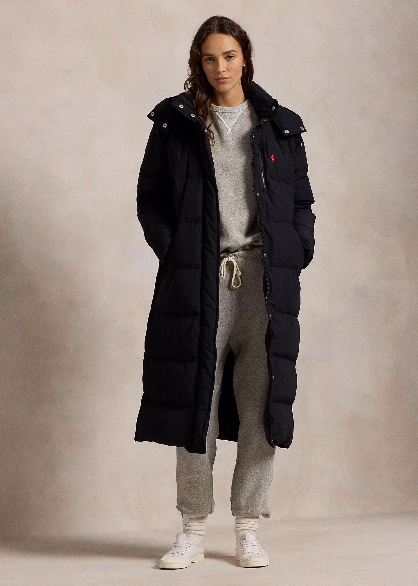 Daunenmantel mit Kapuze - RALPH LAUREN OUTLET