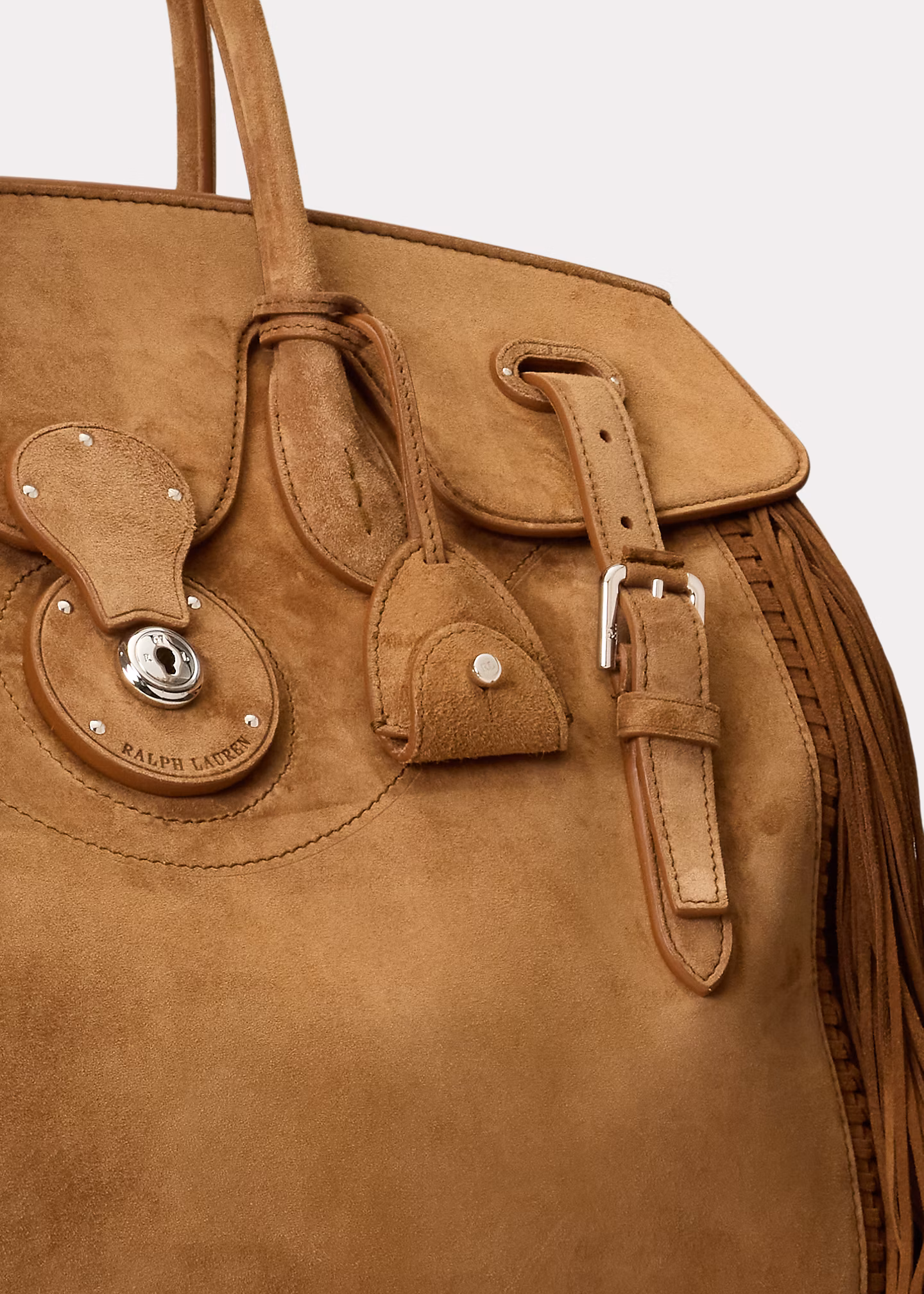 Tasche Soft Ricky 40 aus Kalbswildleder - RALPH LAUREN OUTLET