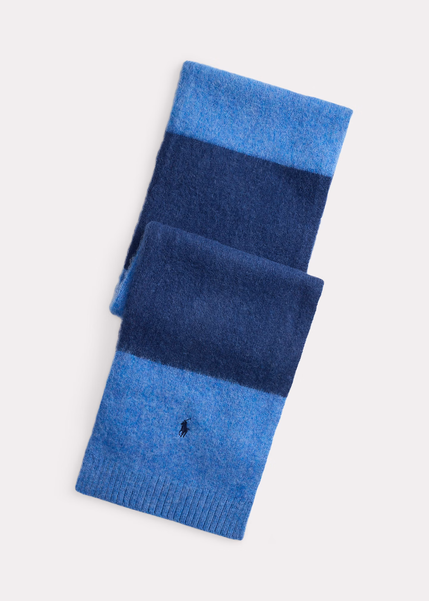 Flauschiger Wollschal mit Streifen - RALPH LAUREN OUTLET