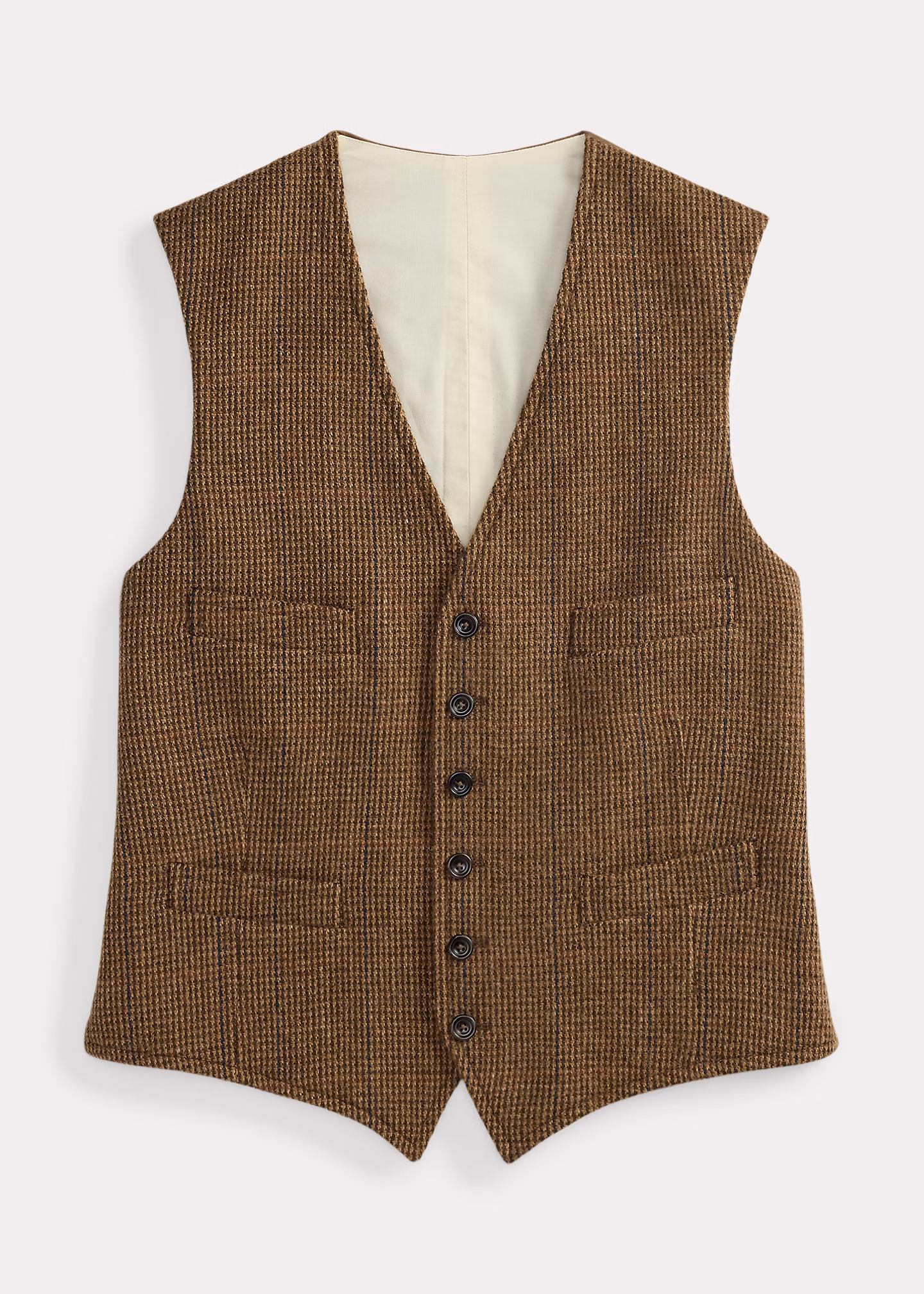 Weste aus fein gemustertem Tweed - RALPH LAUREN OUTLET