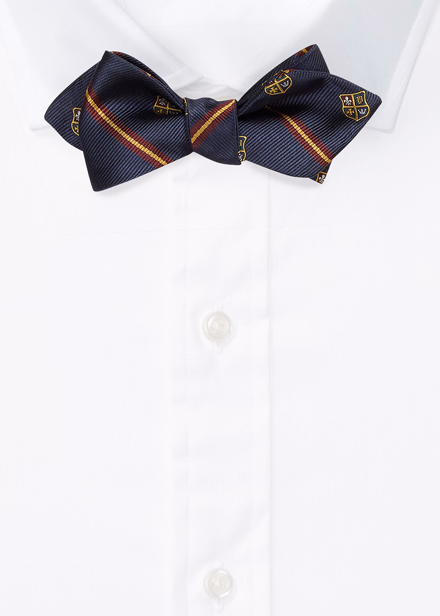 Gestreifte Clubfliege aus Seide - RALPH LAUREN OUTLET