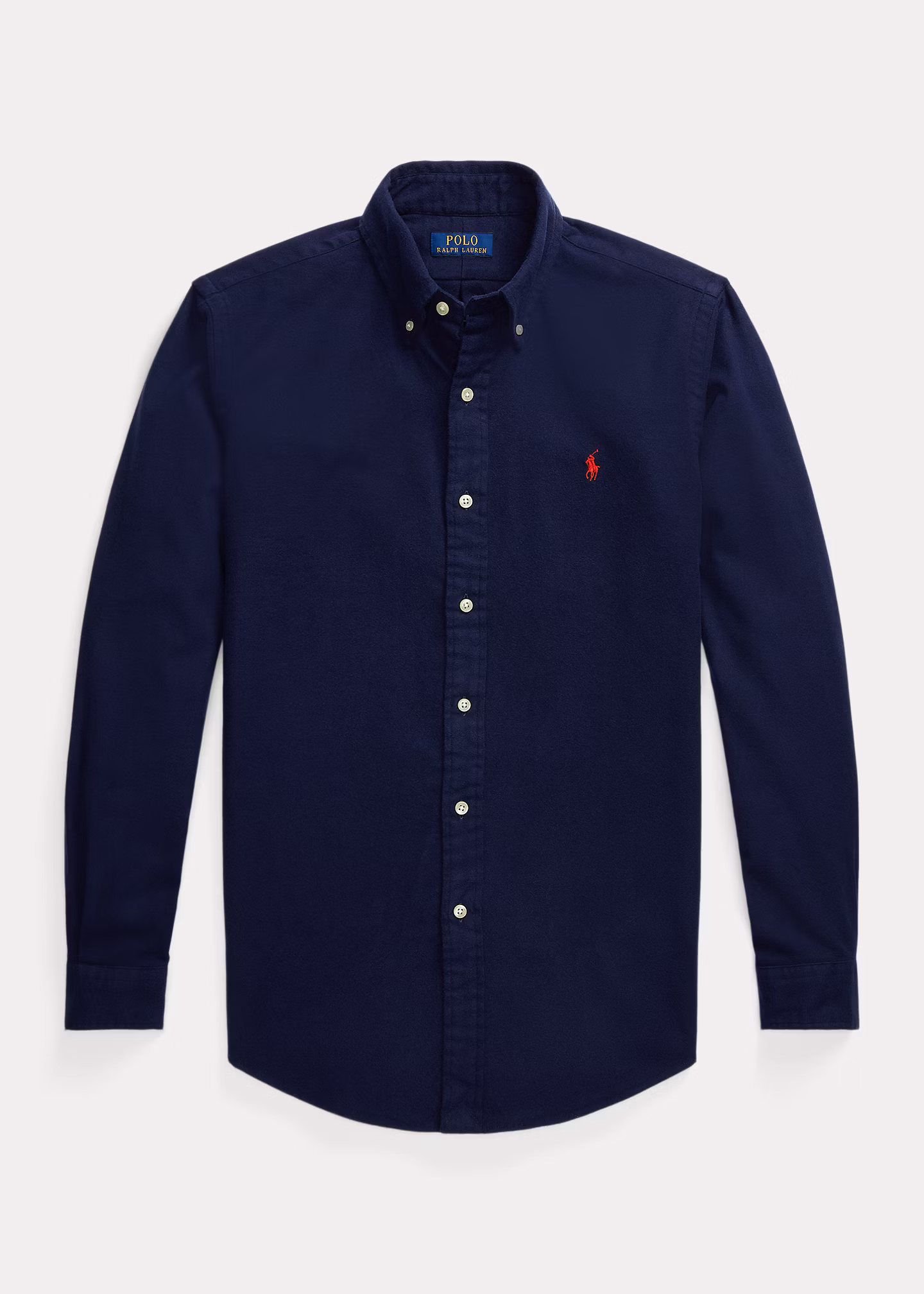 Angerautes Custom-Fit Flanellhemd - RALPH LAUREN OUTLET