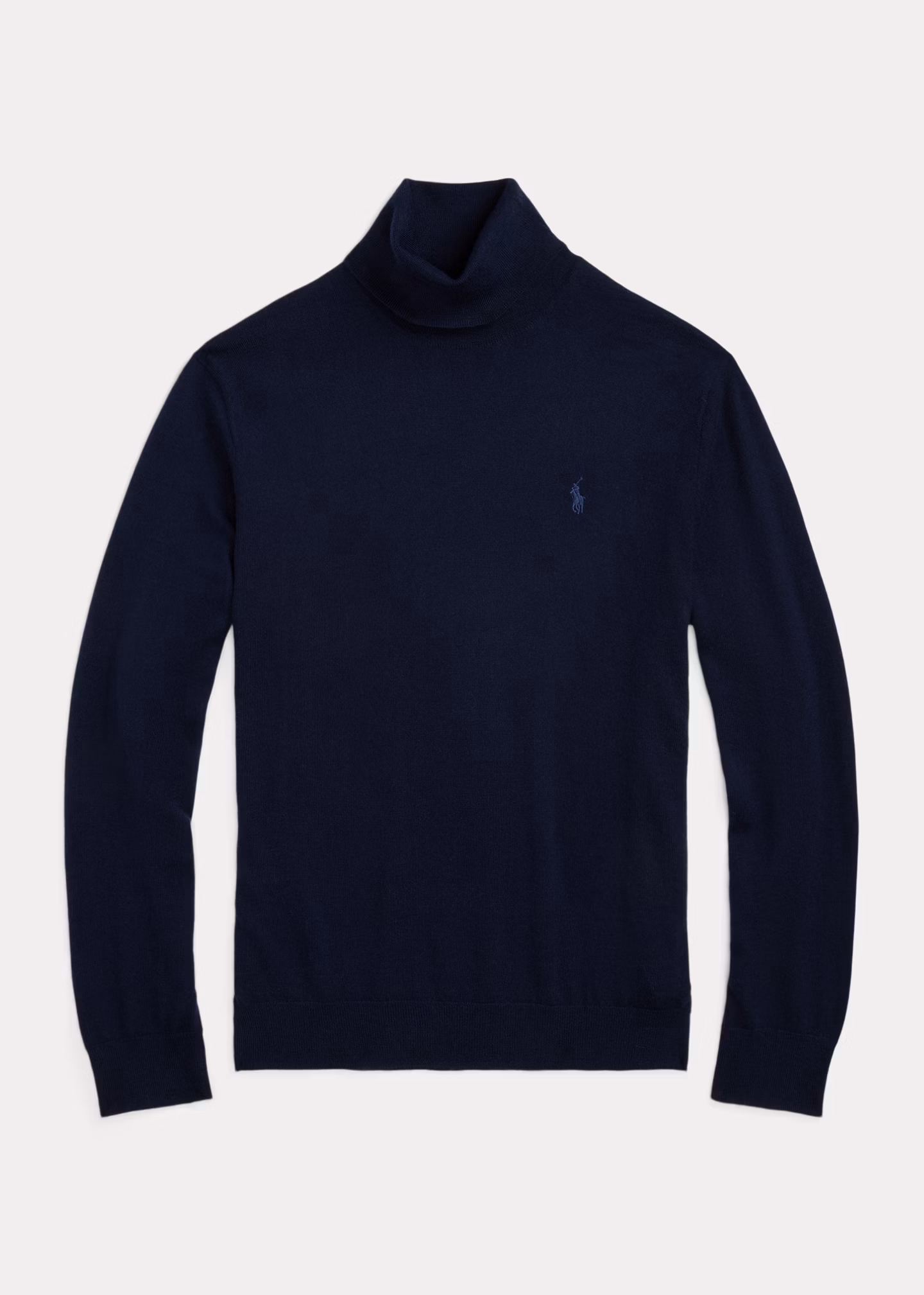 Waschbarer Rollkragenpullover aus Wolle - RALPH LAUREN OUTLET