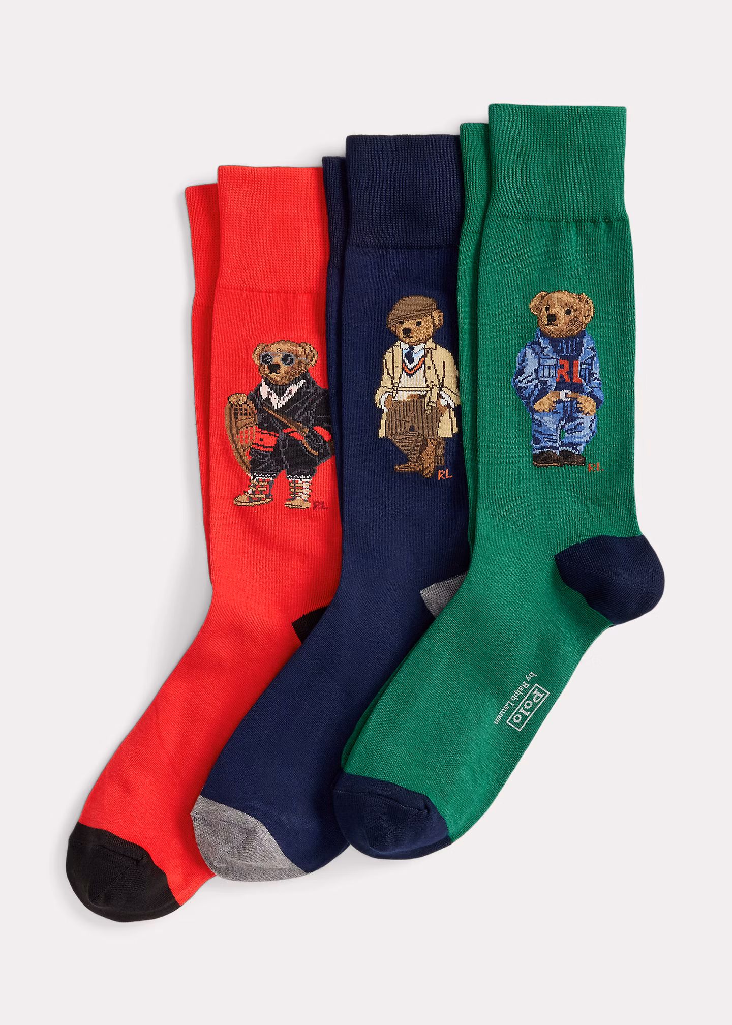 3er-Pack Anzugsocken mit Polo Bear - RALPH LAUREN OUTLET