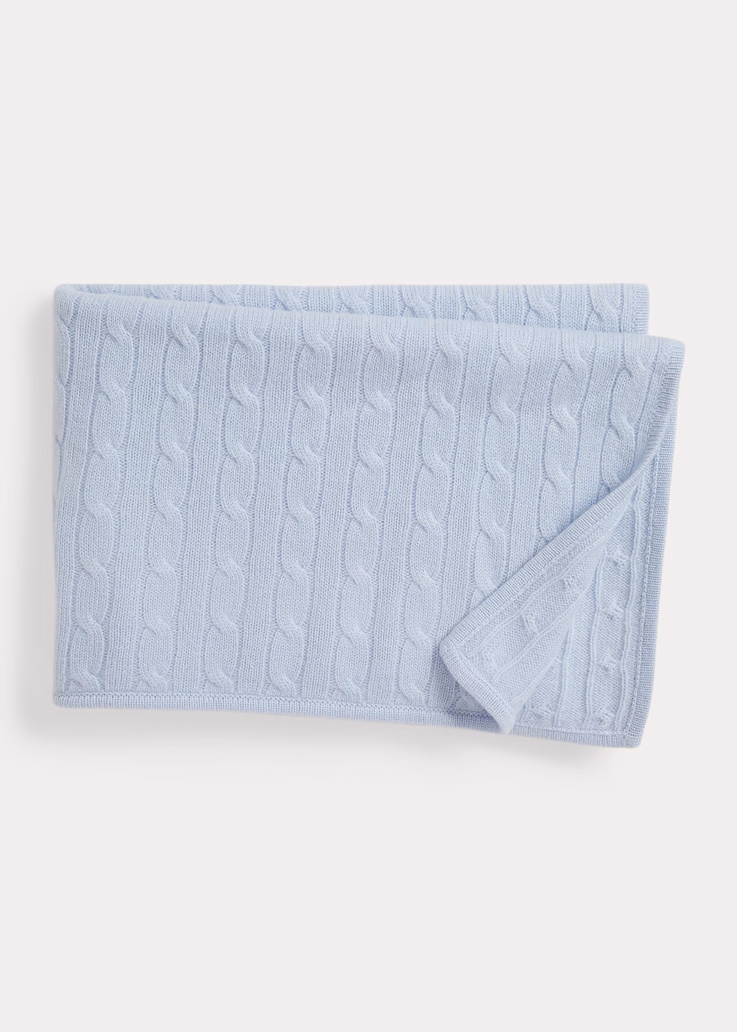 Kaschmirdecke mit Zopfmuster - RALPH LAUREN OUTLET