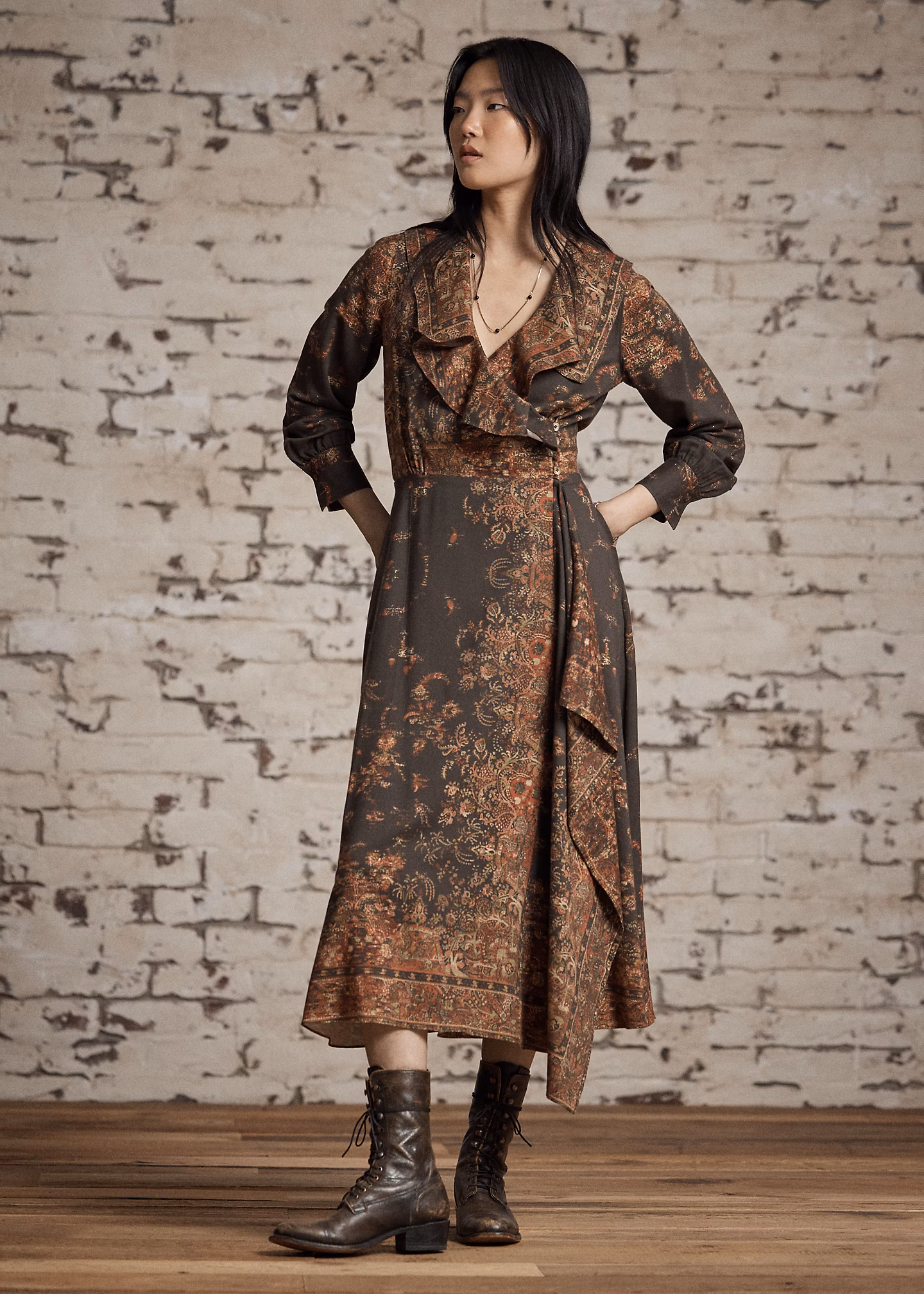 Wickelkleid mit Paisley-Motiv - RALPH LAUREN OUTLET