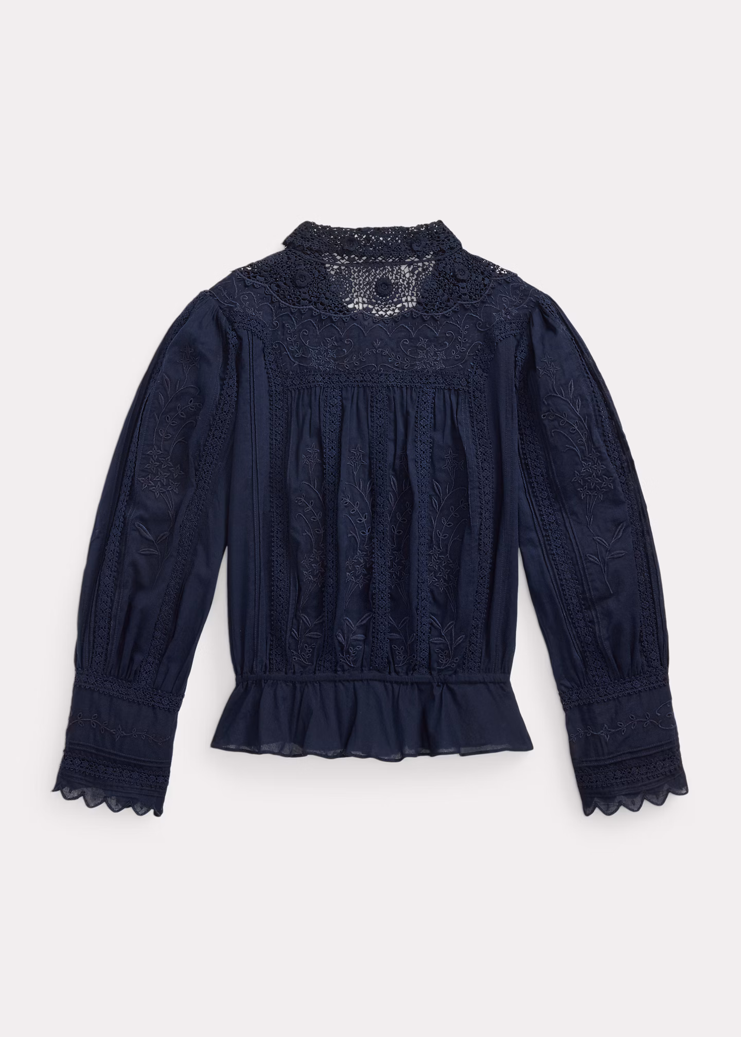 Bestickte Bluse aus Baumwollvoile - RALPH LAUREN OUTLET