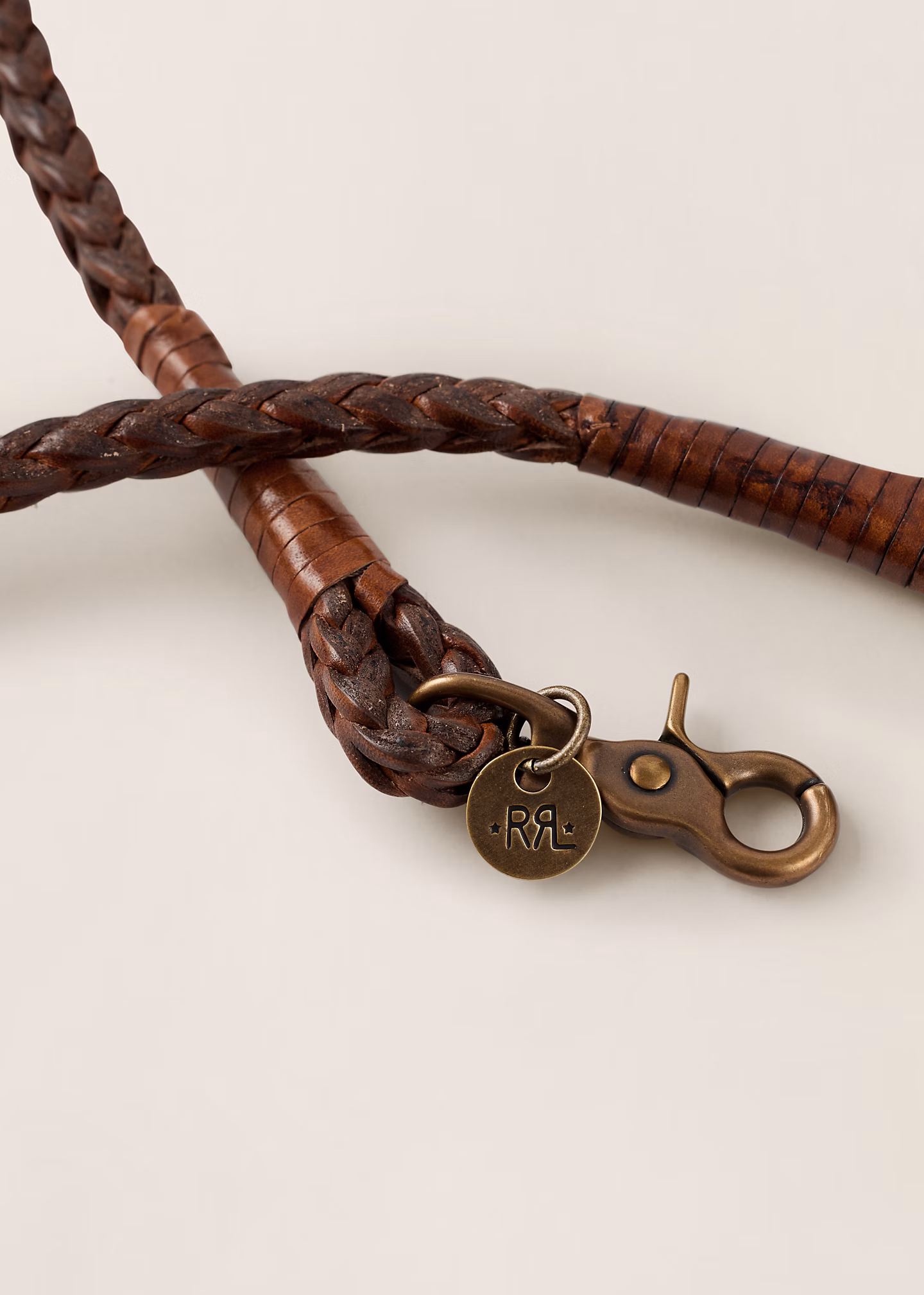 Geflochtene Hundeleine aus Leder - RALPH LAUREN OUTLET