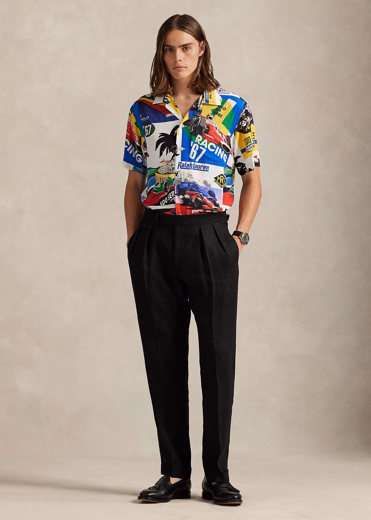 Classic-Fit Kurzarmhemd mit Druck - RALPH LAUREN OUTLET