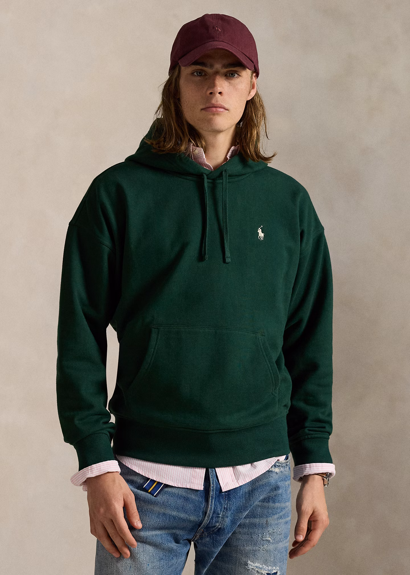 Relaxed-Fit Kapuzenpullover aus Fleece - RALPH LAUREN OUTLET
