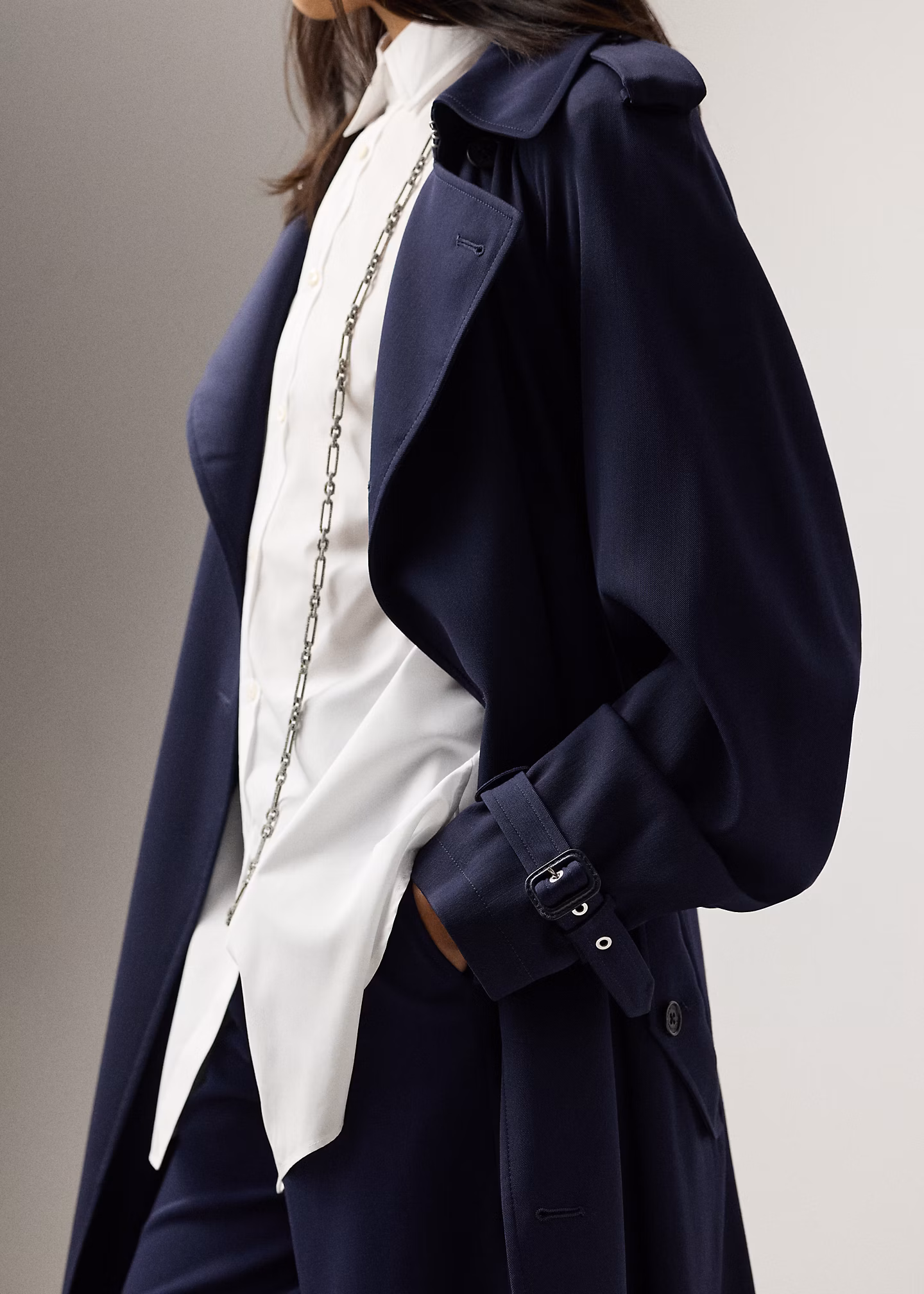 Trenchcoat Alecia aus Gabardine-Mischung - RALPH LAUREN OUTLET