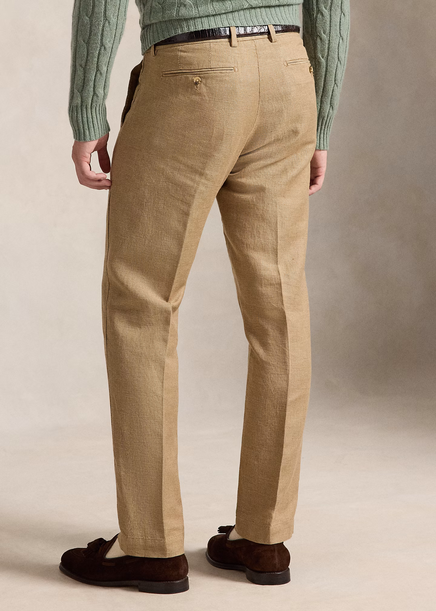 Straight-Fit Hahnentritt-Hose aus Twill - RALPH LAUREN OUTLET
