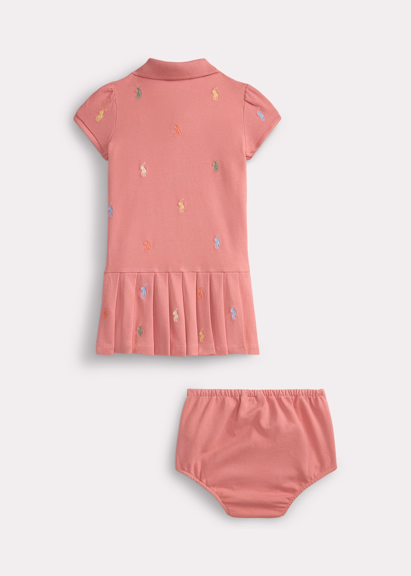 Stretchpiqué-Polokleid mit Polo Pony - RALPH LAUREN OUTLET